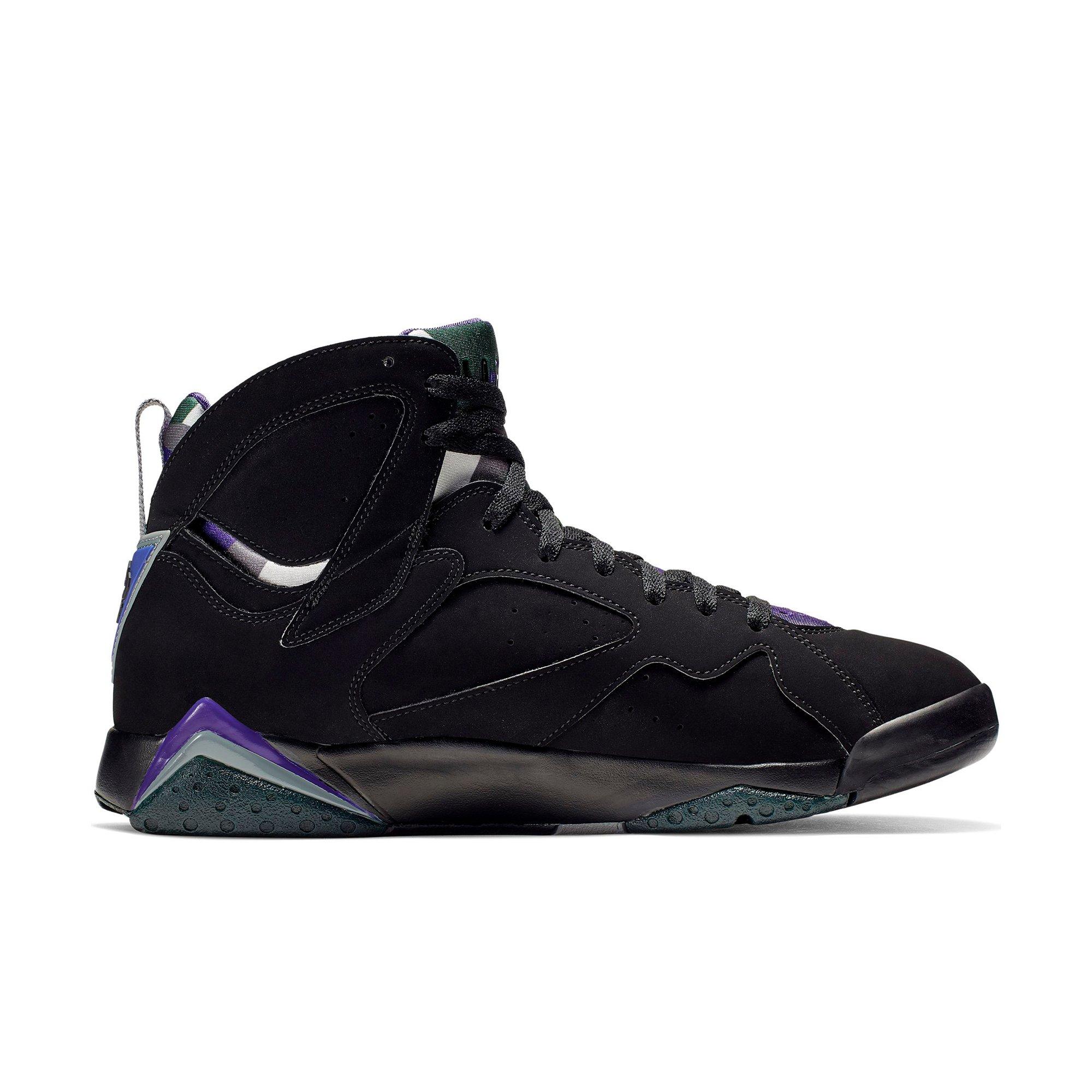 jordan 7 black and purple