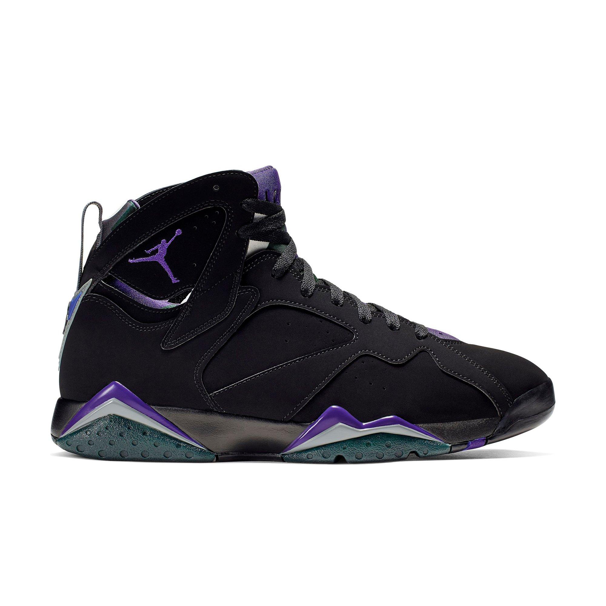 jordan 7 black and purple