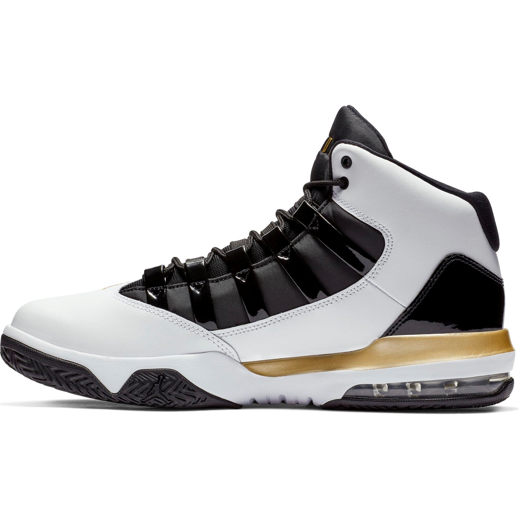 Jordan max cheap aura white gold