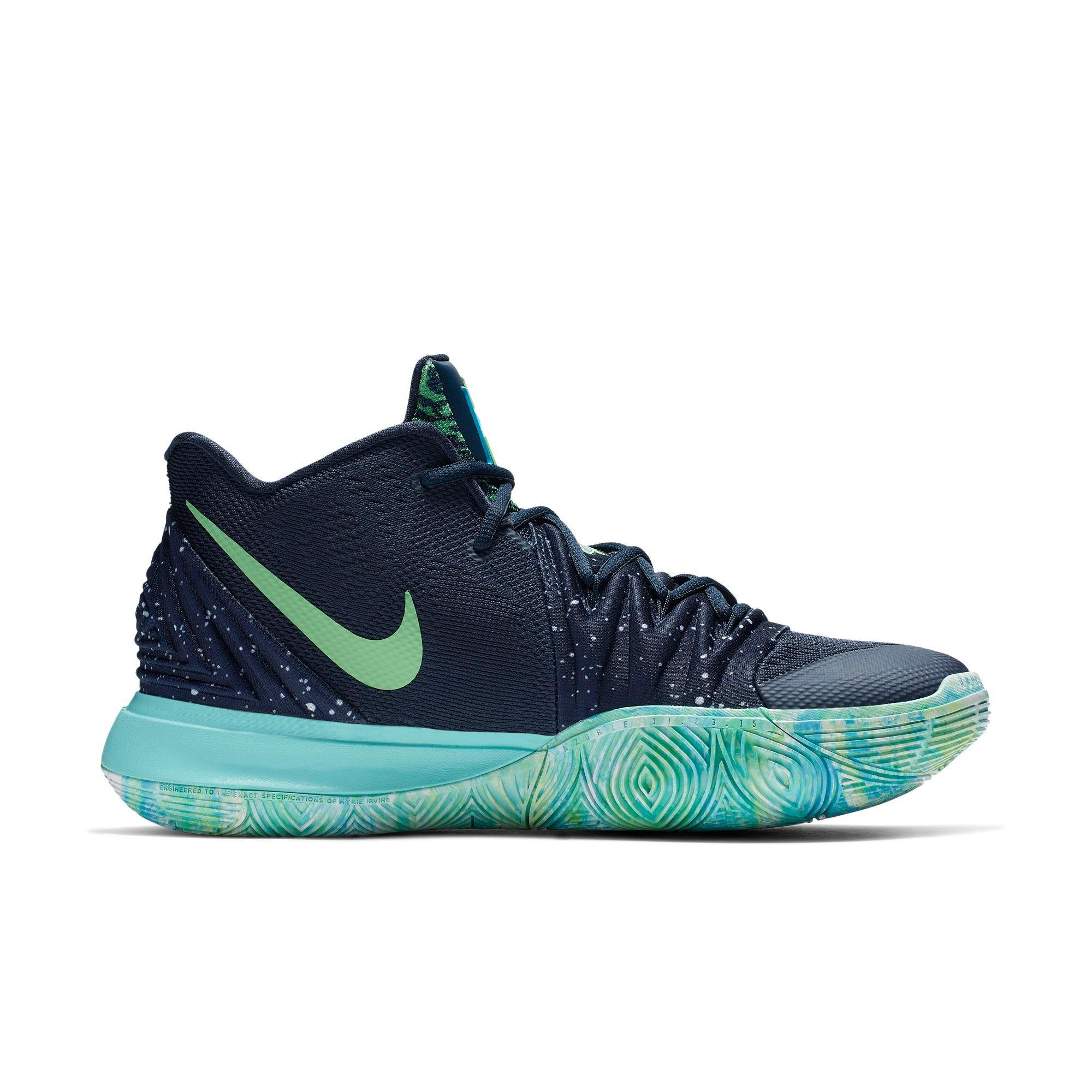 kyrie 5 blue green