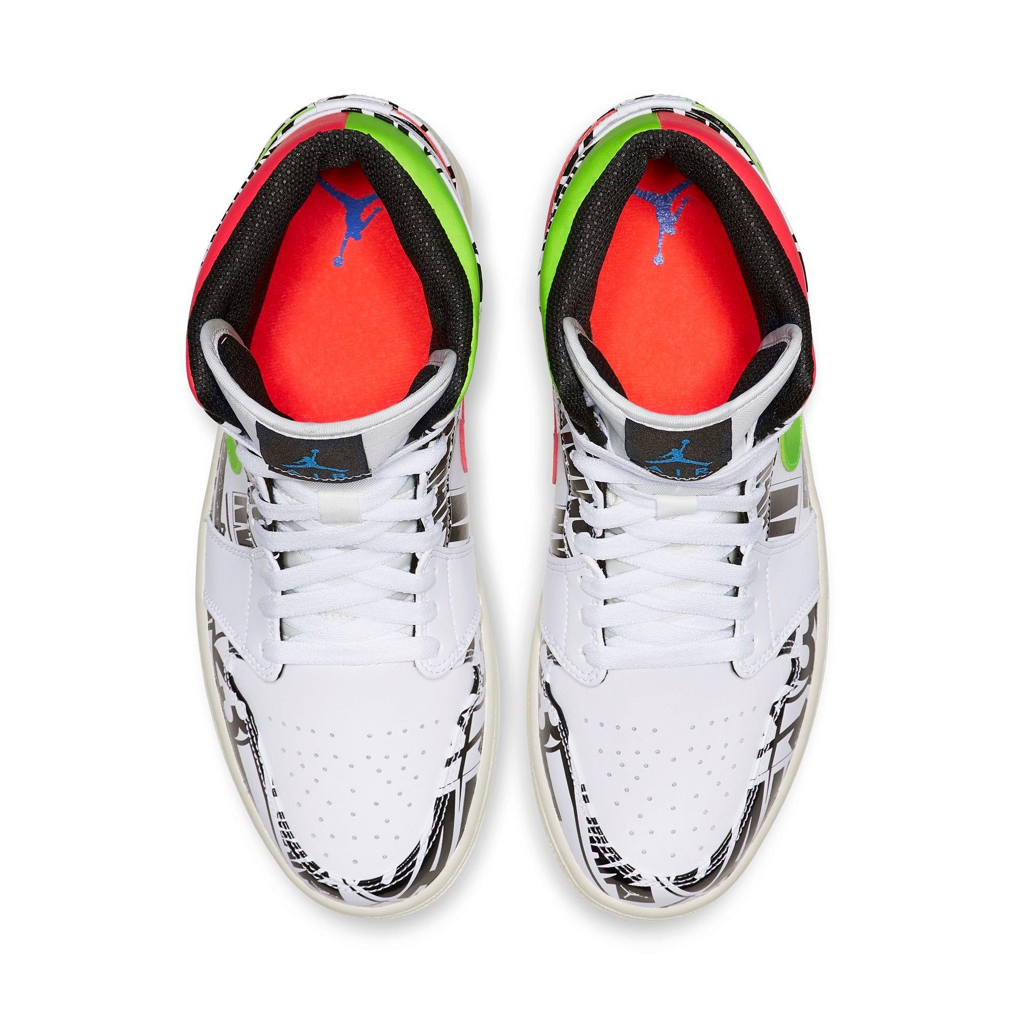 jordan 1 mid poolside men's shoe