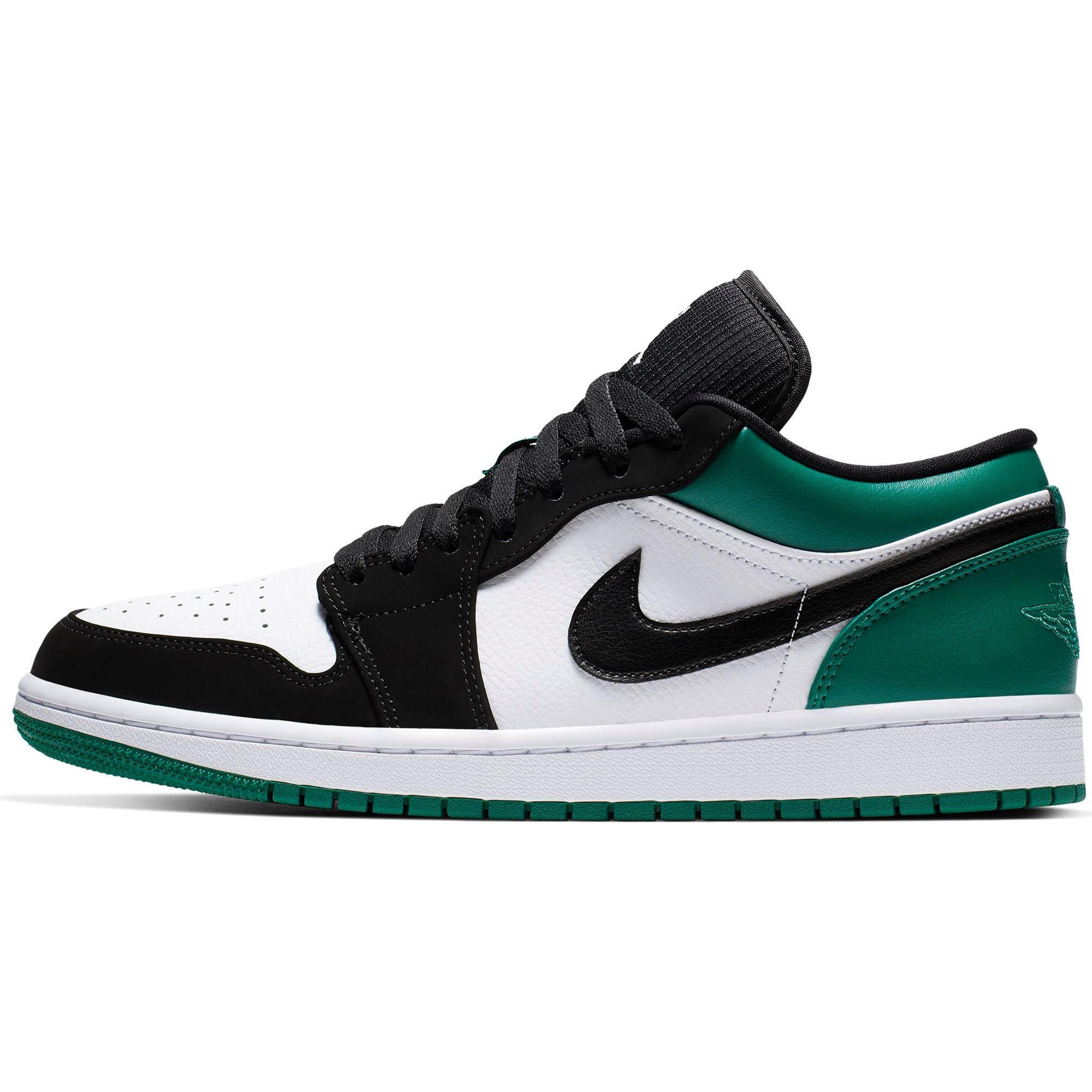 Jordan 1 Low Green White Black Men S Shoe Hibbett City Gear