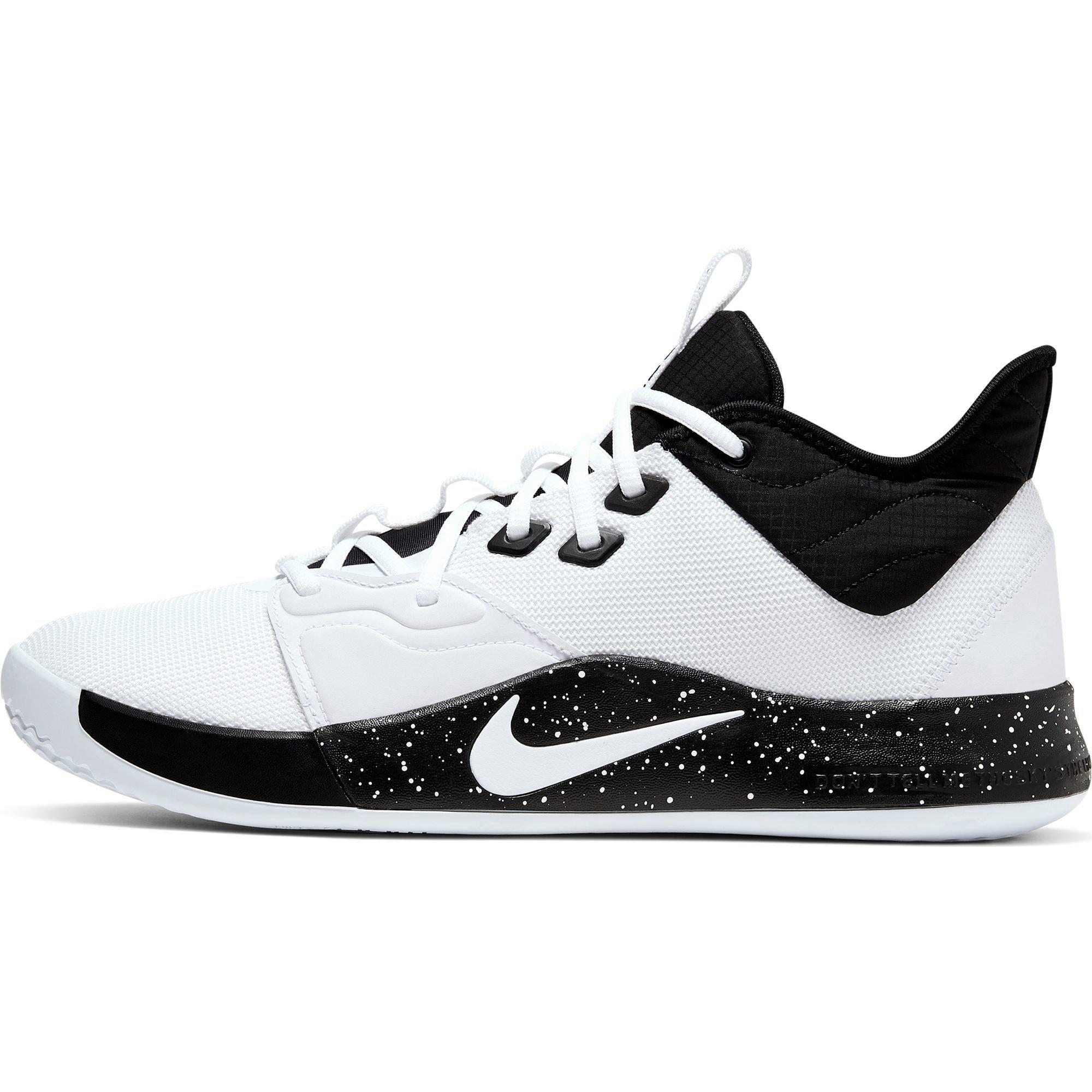 pg3 shoes black and white