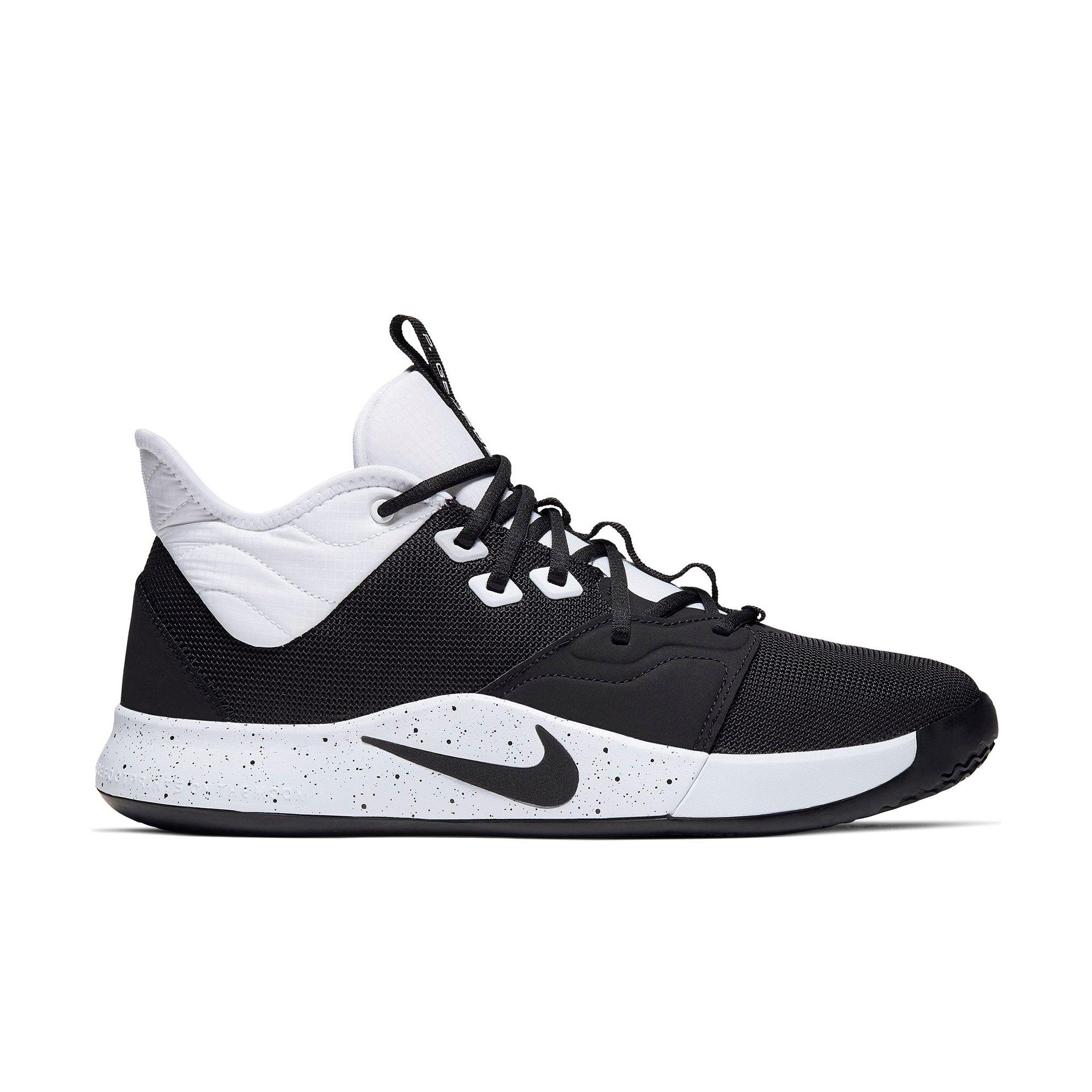 nike pg 3 team white black