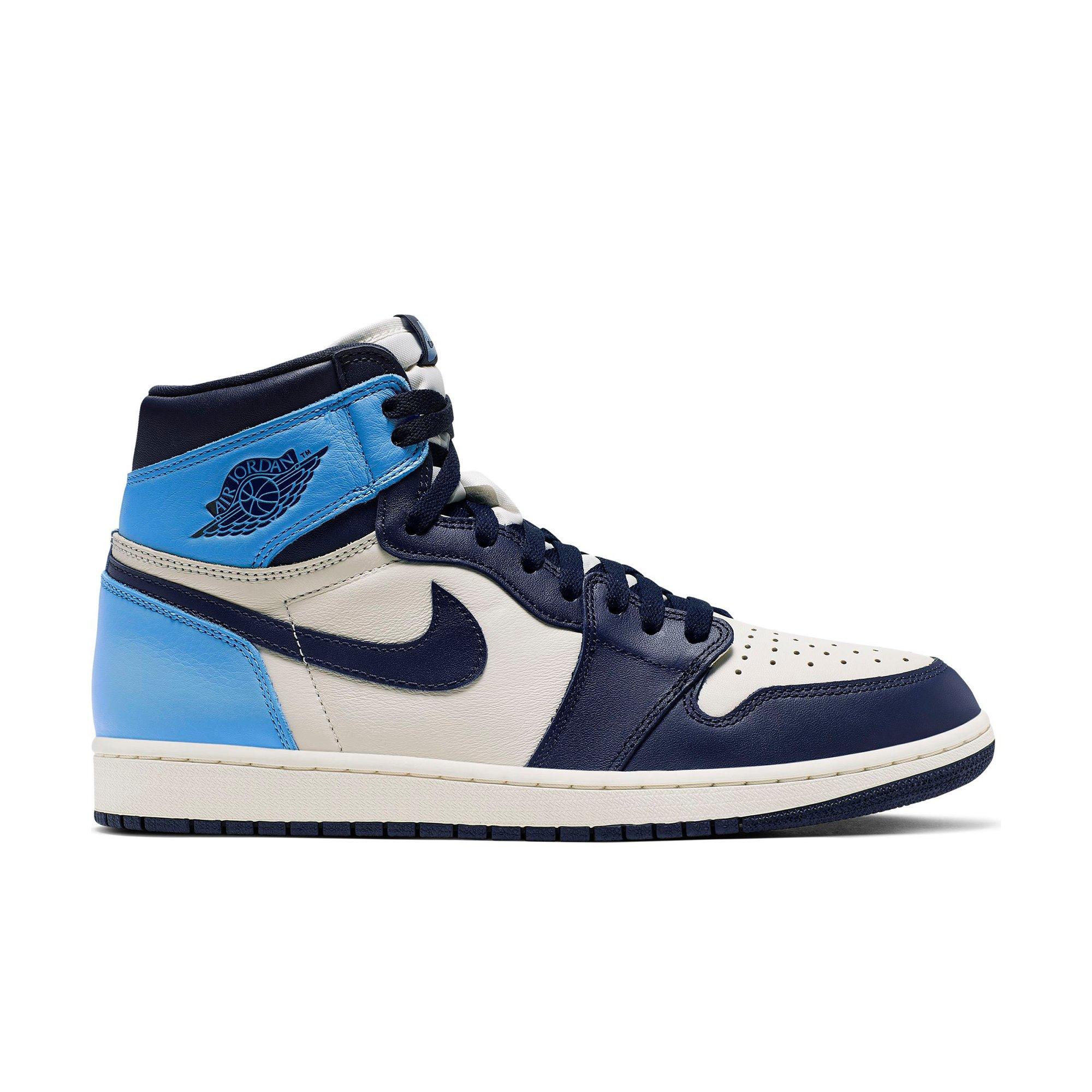 Jordan 1 Retro High Og Obsidian University Blue Men S Shoe Hibbett City Gear