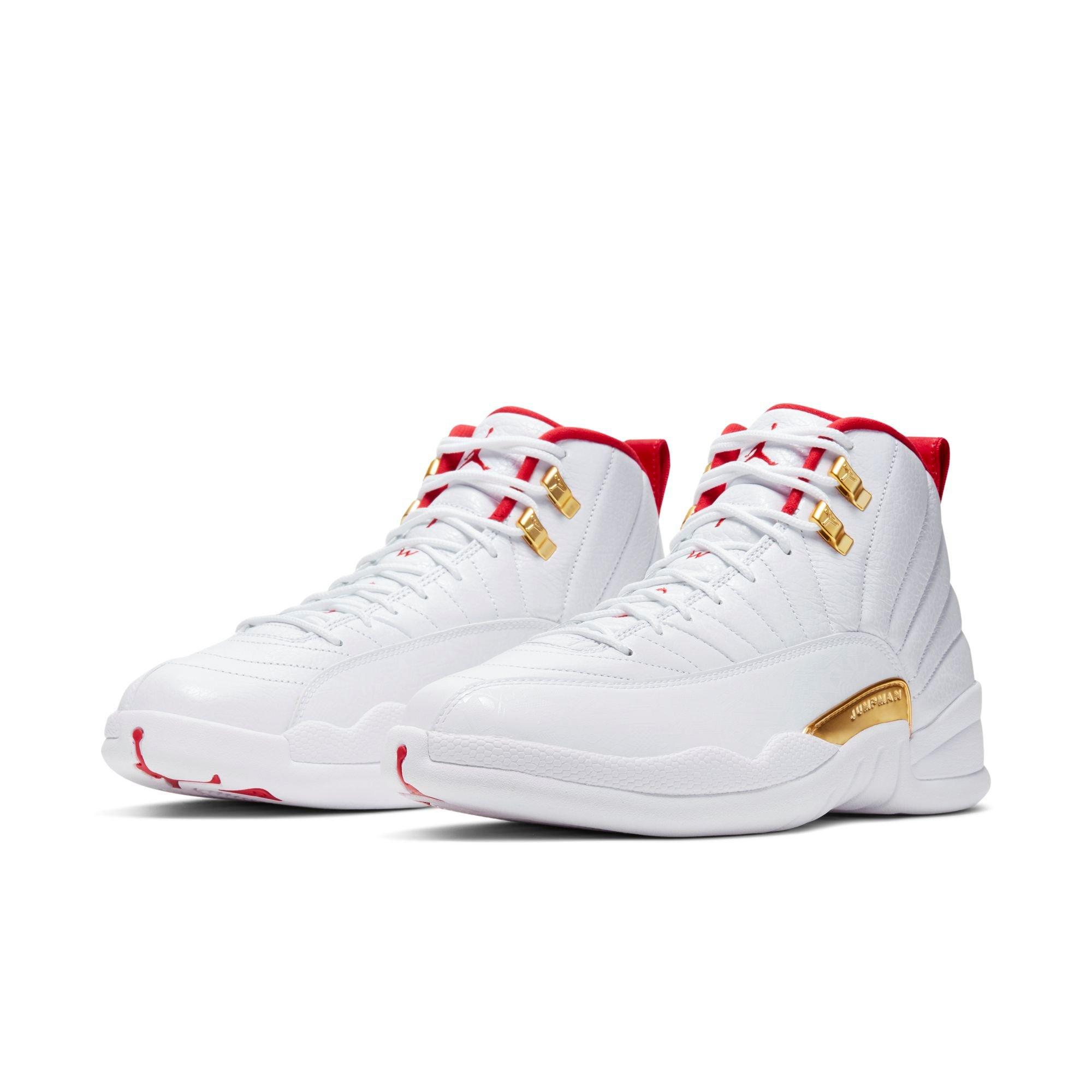 jordan retro 12 red and white