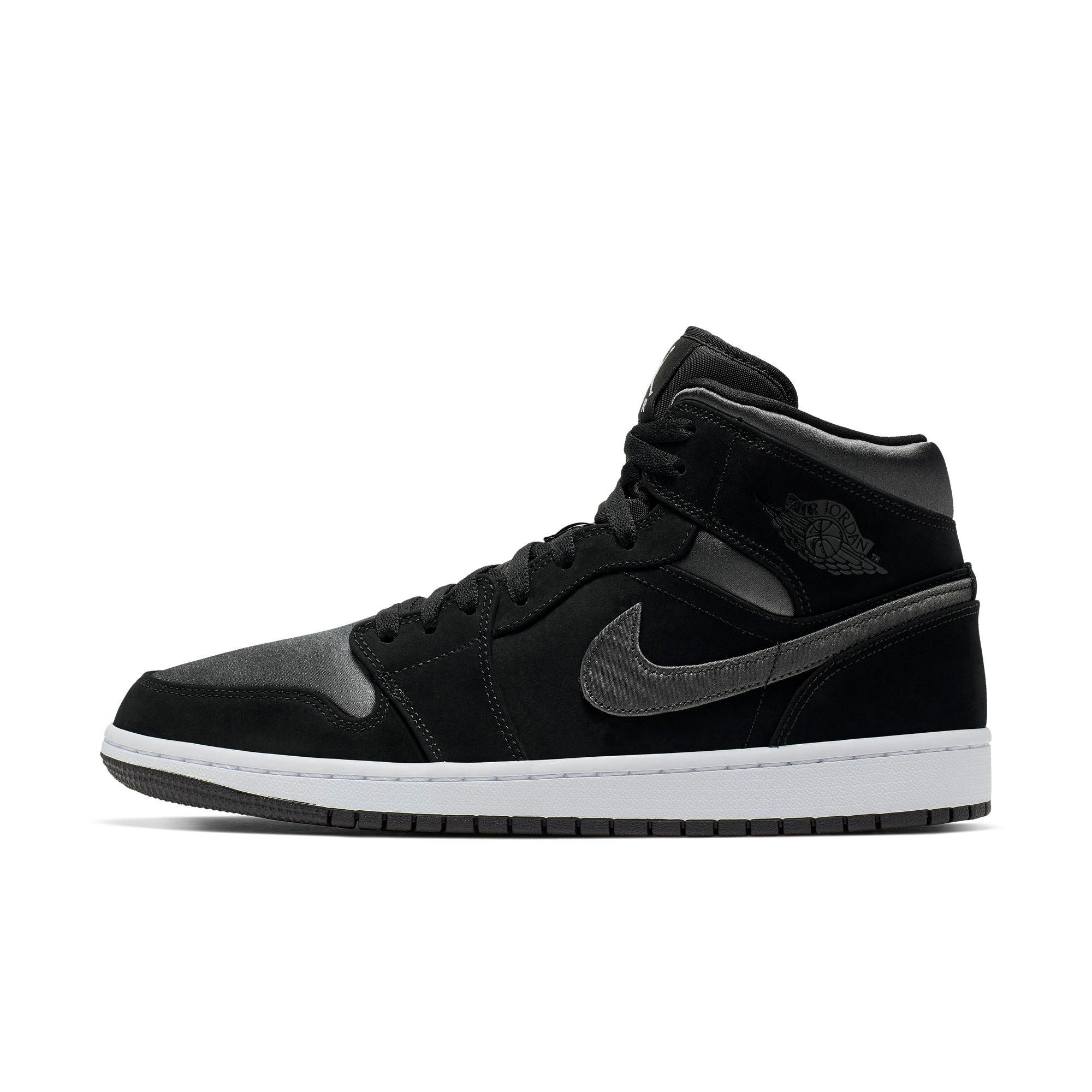 air jordan 1 mid se black grey