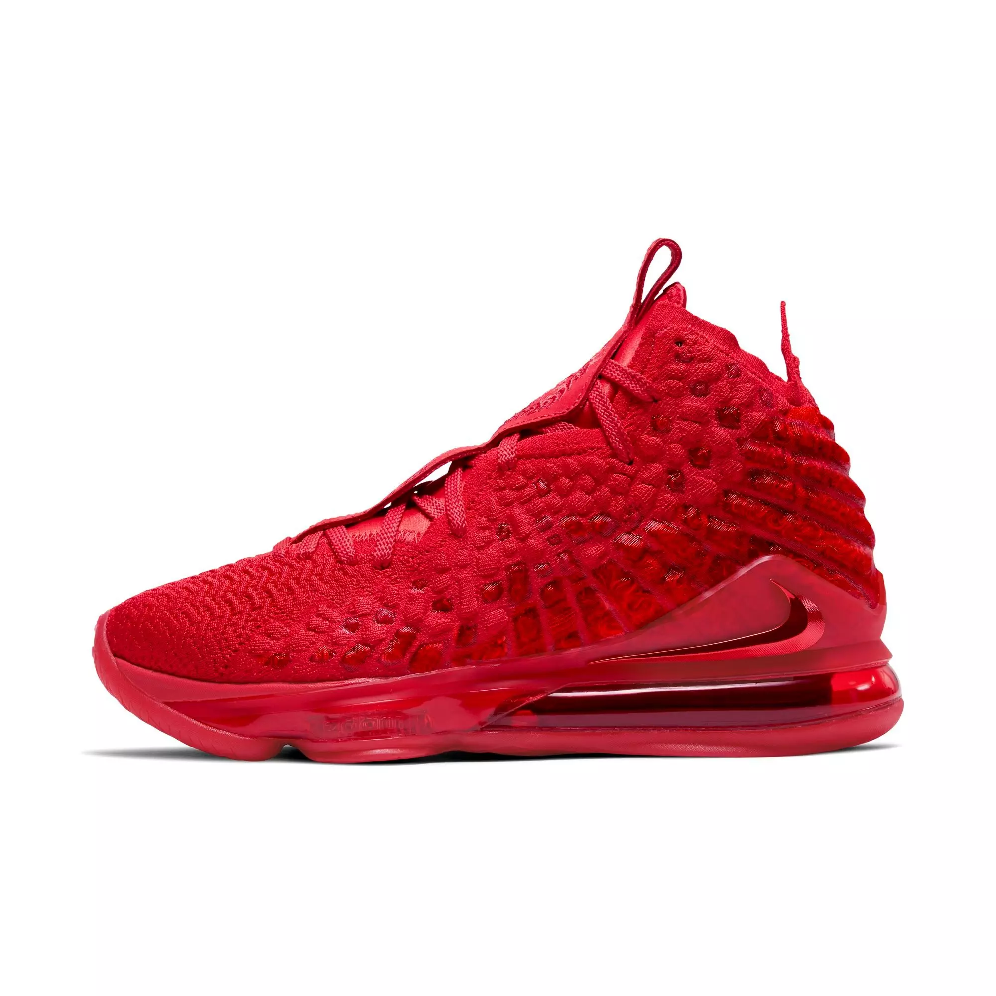 Nike LeBron 17 "University Red" Men's Basketball Shoe - RED/BLACK
