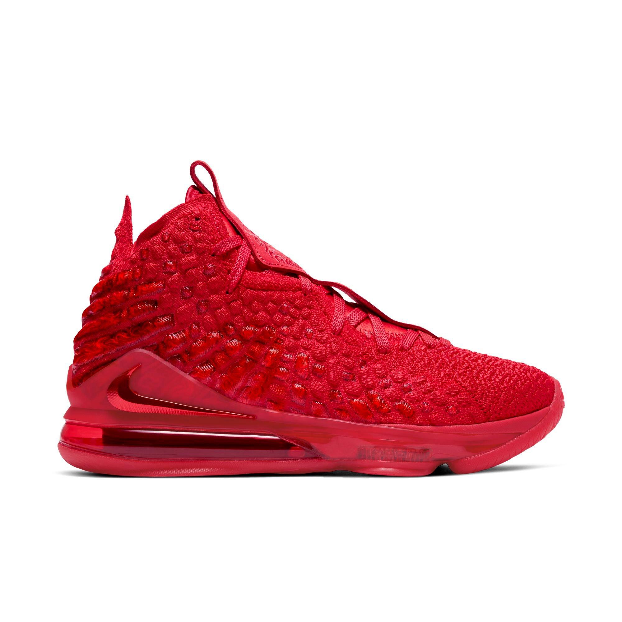 lebron james red basketball shoes