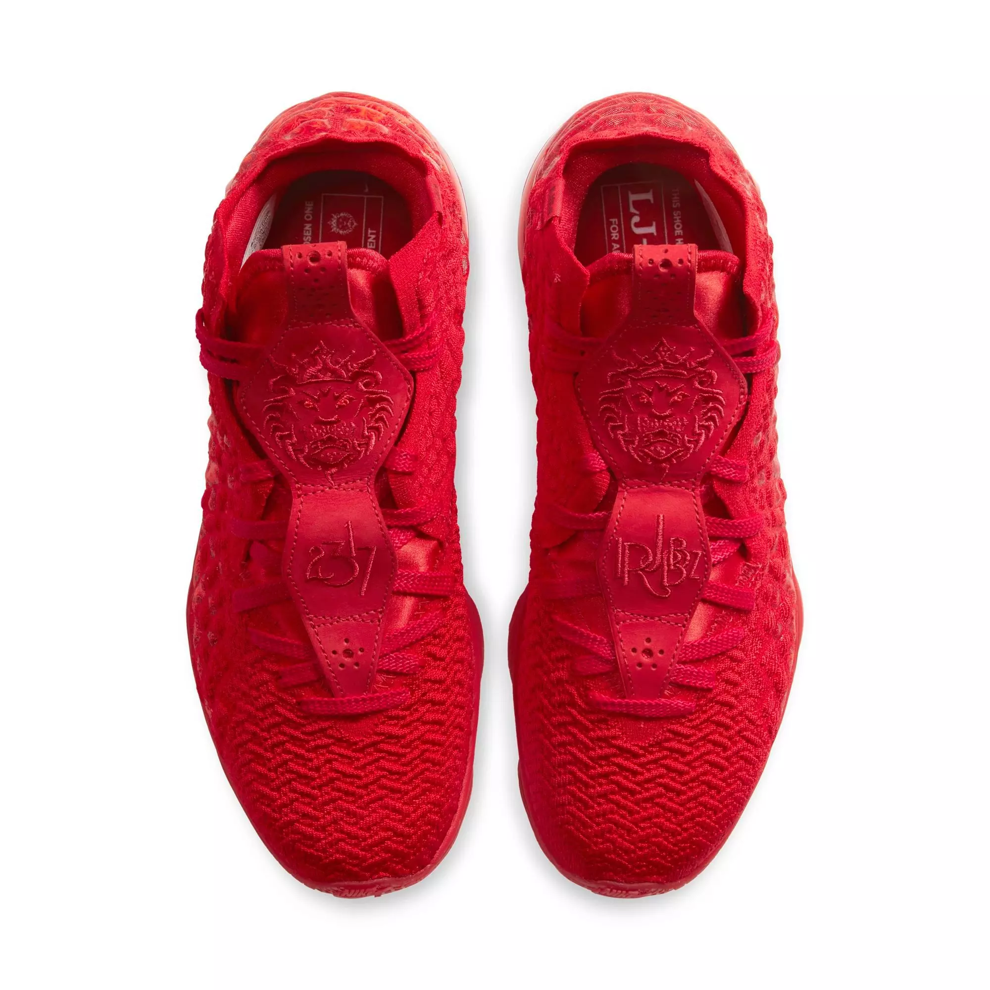 Nike LeBron 17 "University Red" Men's Basketball Shoe - RED/BLACK