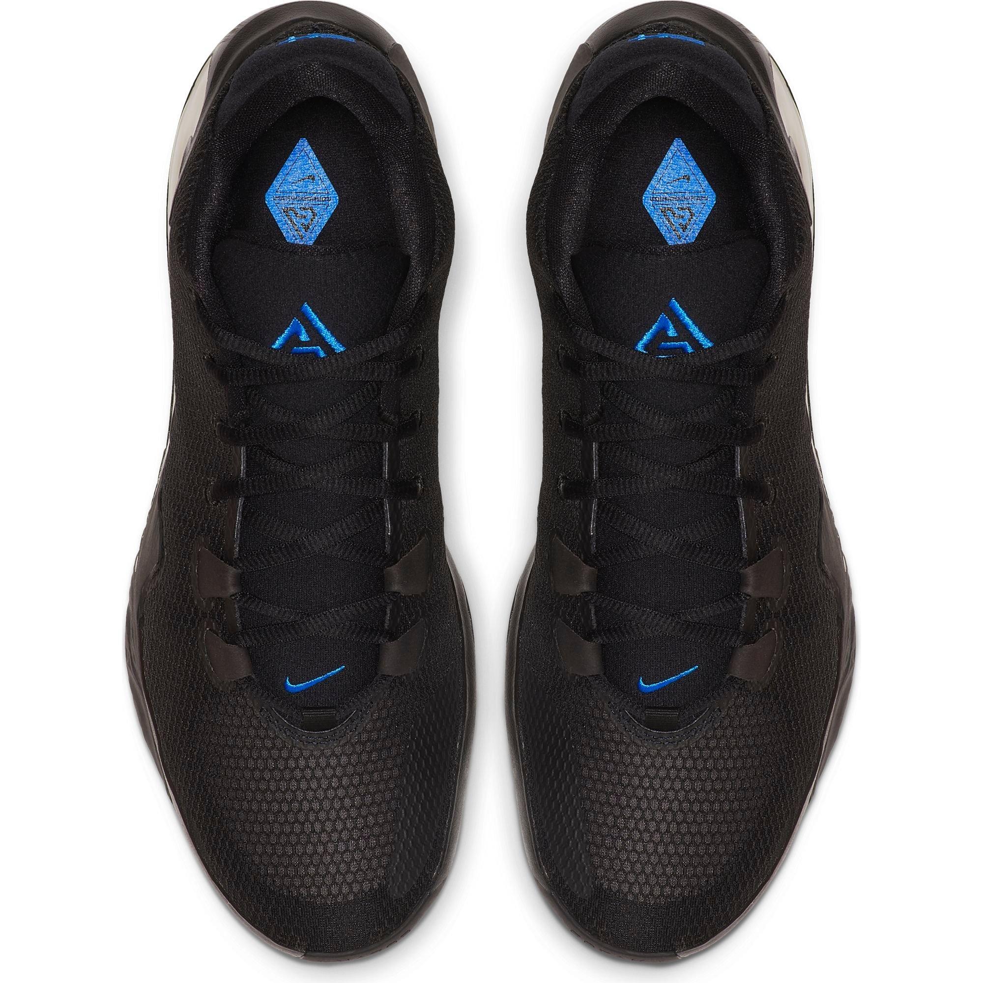 Nike Zoom Freak 1 "Black/Multicolor/Photo Blue" Men's Basketball Shoe - BLACK/WHITE Thumbnail View 6