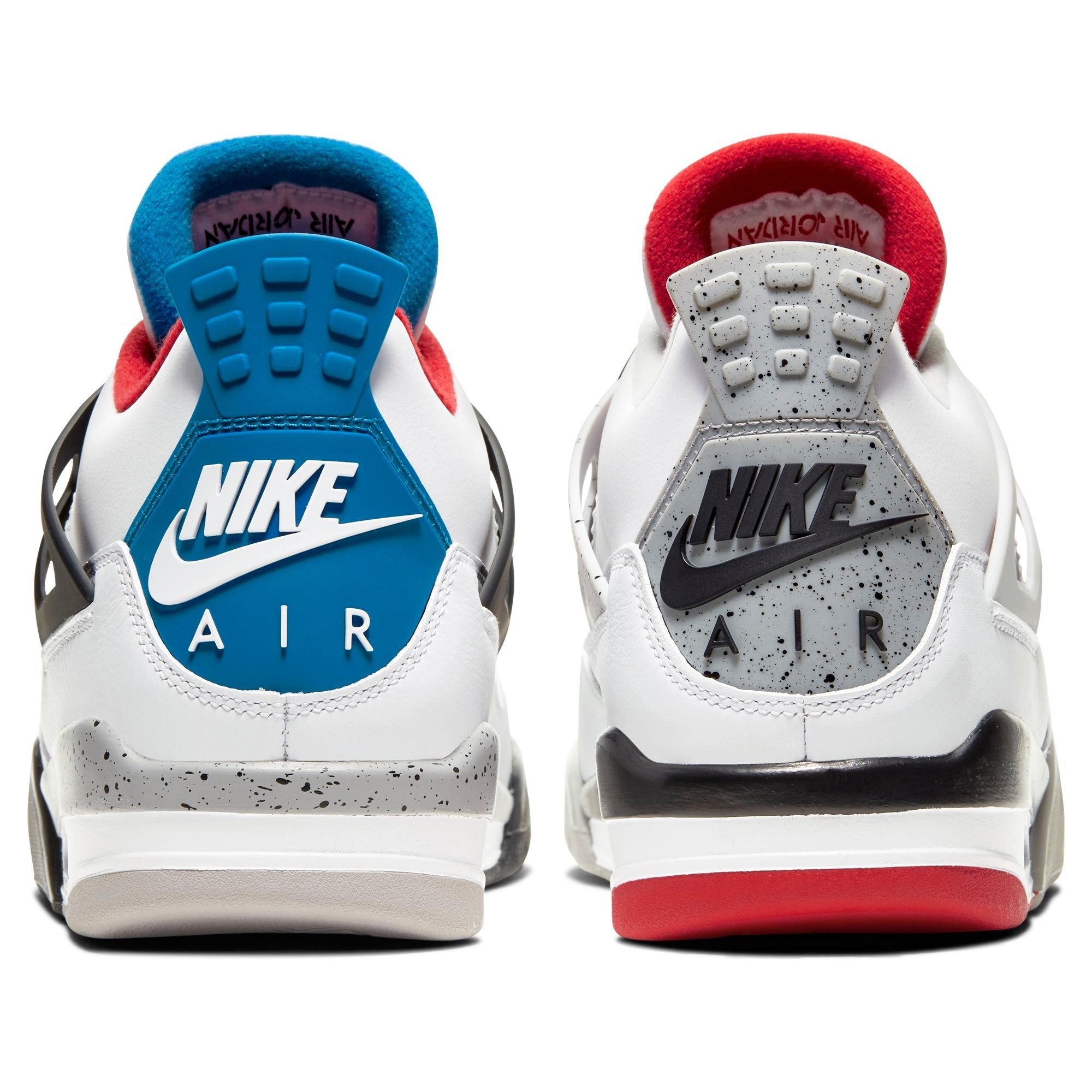 Jordan 4 Retro SE "What The" Men's Shoe - WHITE/RED/BLUE Thumbnail View 8