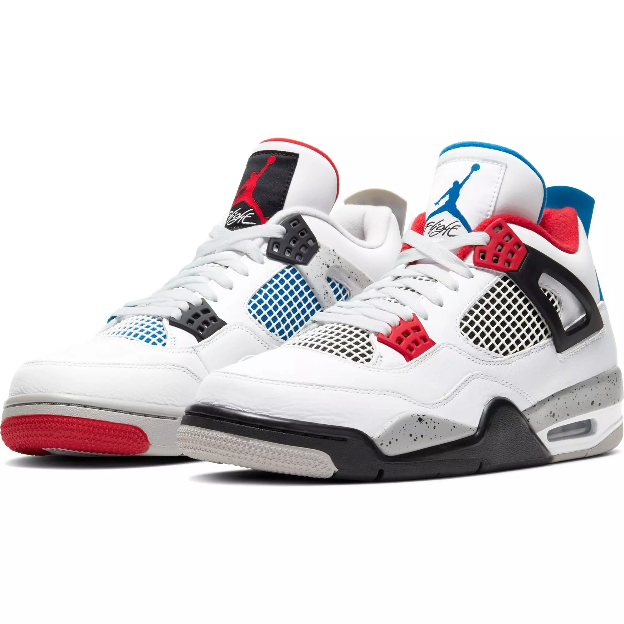 Jordan 4 Retro SE "What The" Men's Shoe - WHITE/RED/BLUE