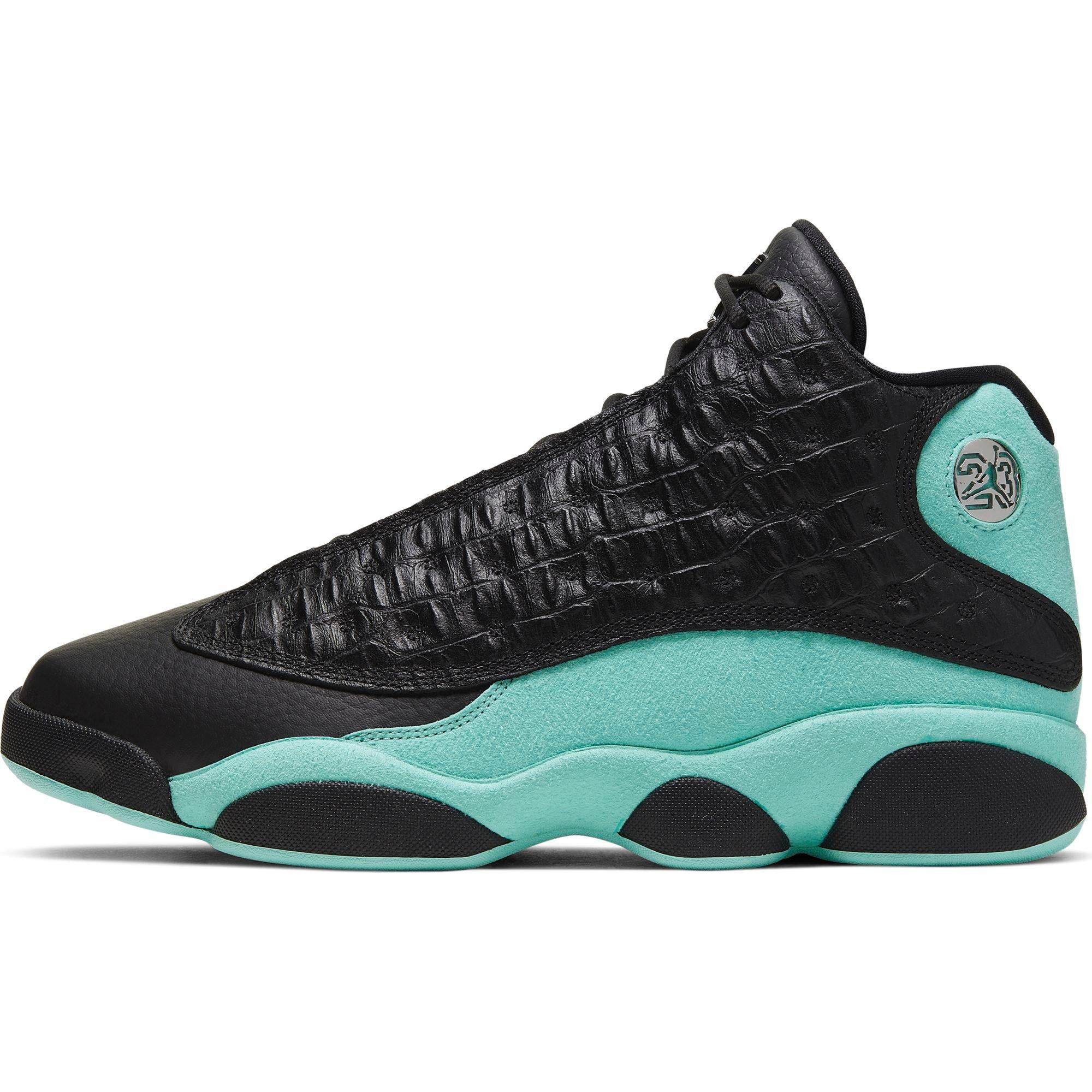 jordan retro 13 black green