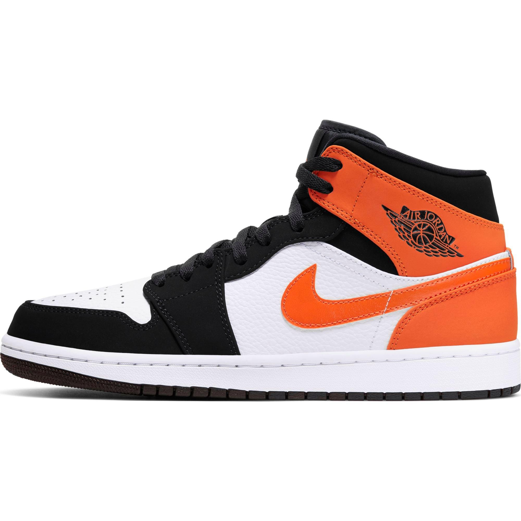 jordan black orange shoes