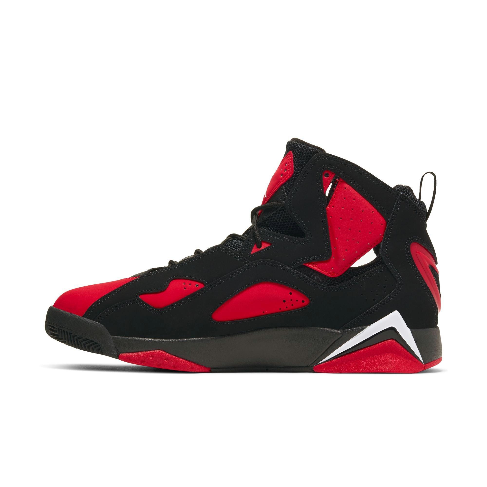 Jordan True Flight Men's "Black/Chrome/University Red/White" Shoe