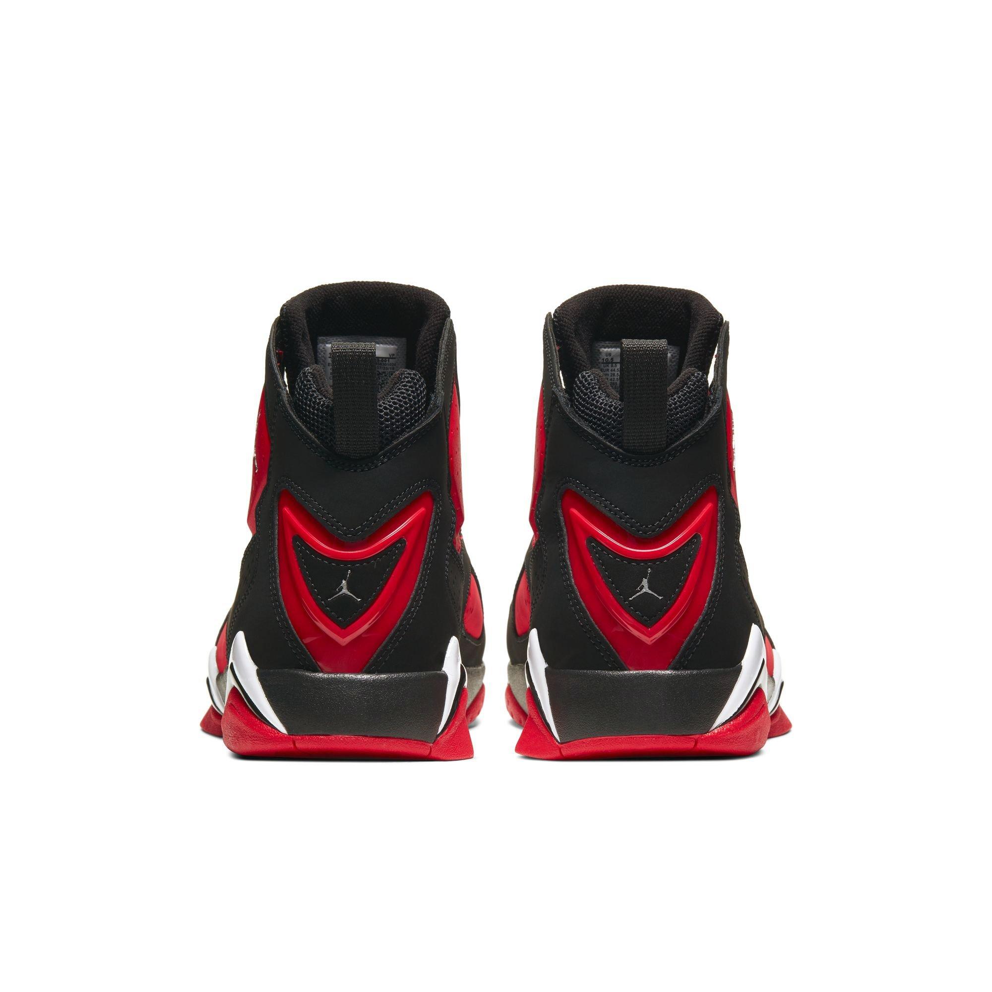 Jordan True Flight Men's "Black/Chrome/University Red/White" Shoe