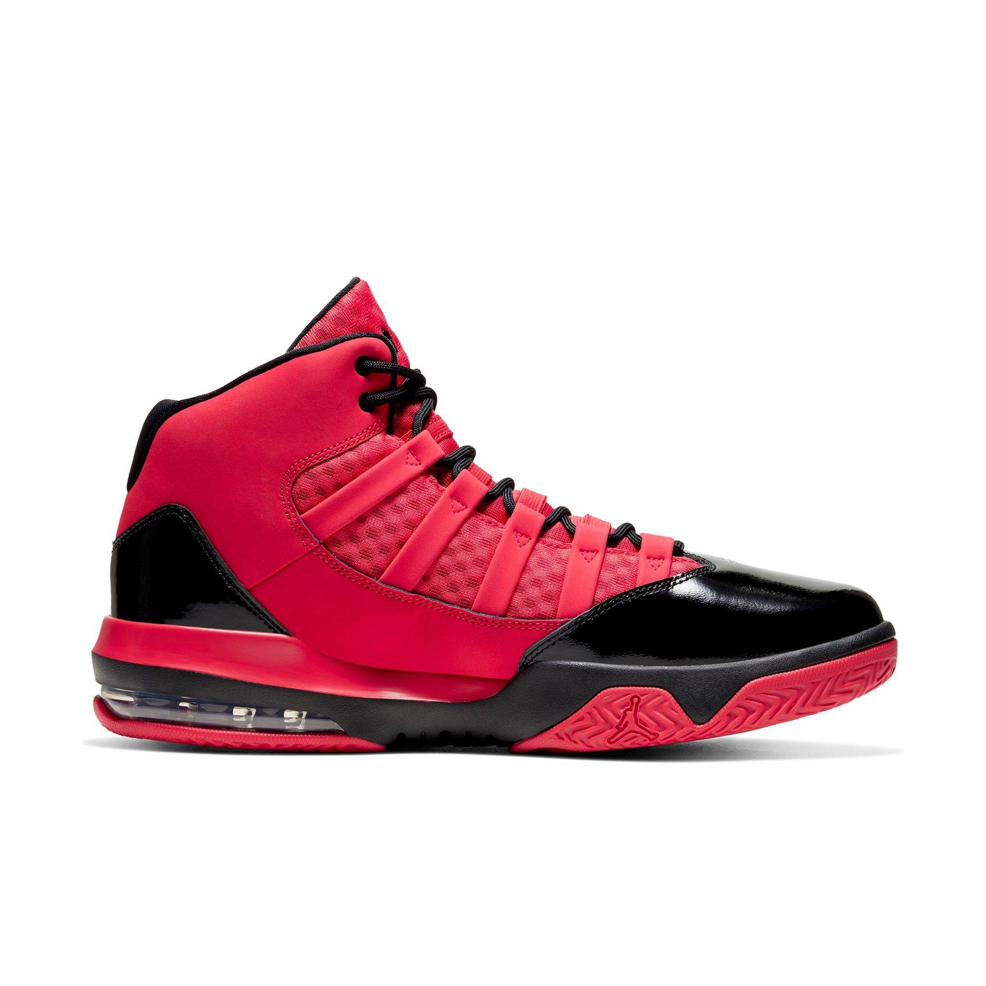 red and black jordan max aura