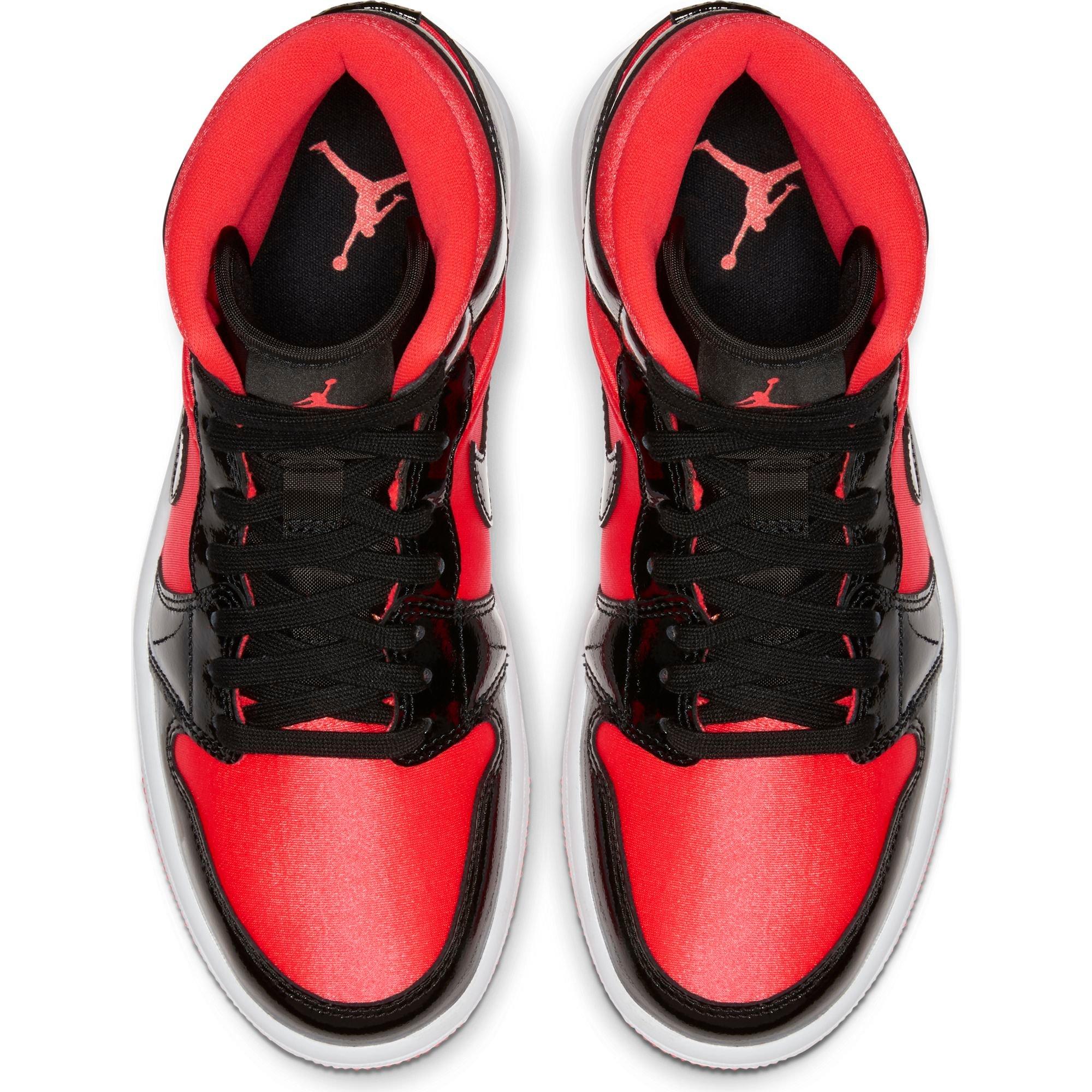 air jordan 1 bright crimson black