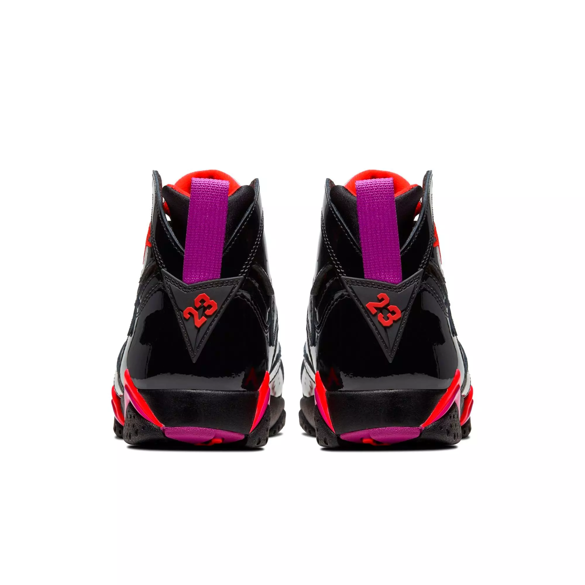 Jordan 7 Retro "Black/Bright Crimson/Anthracite" Women's Shoe - BLACK/PURPLE