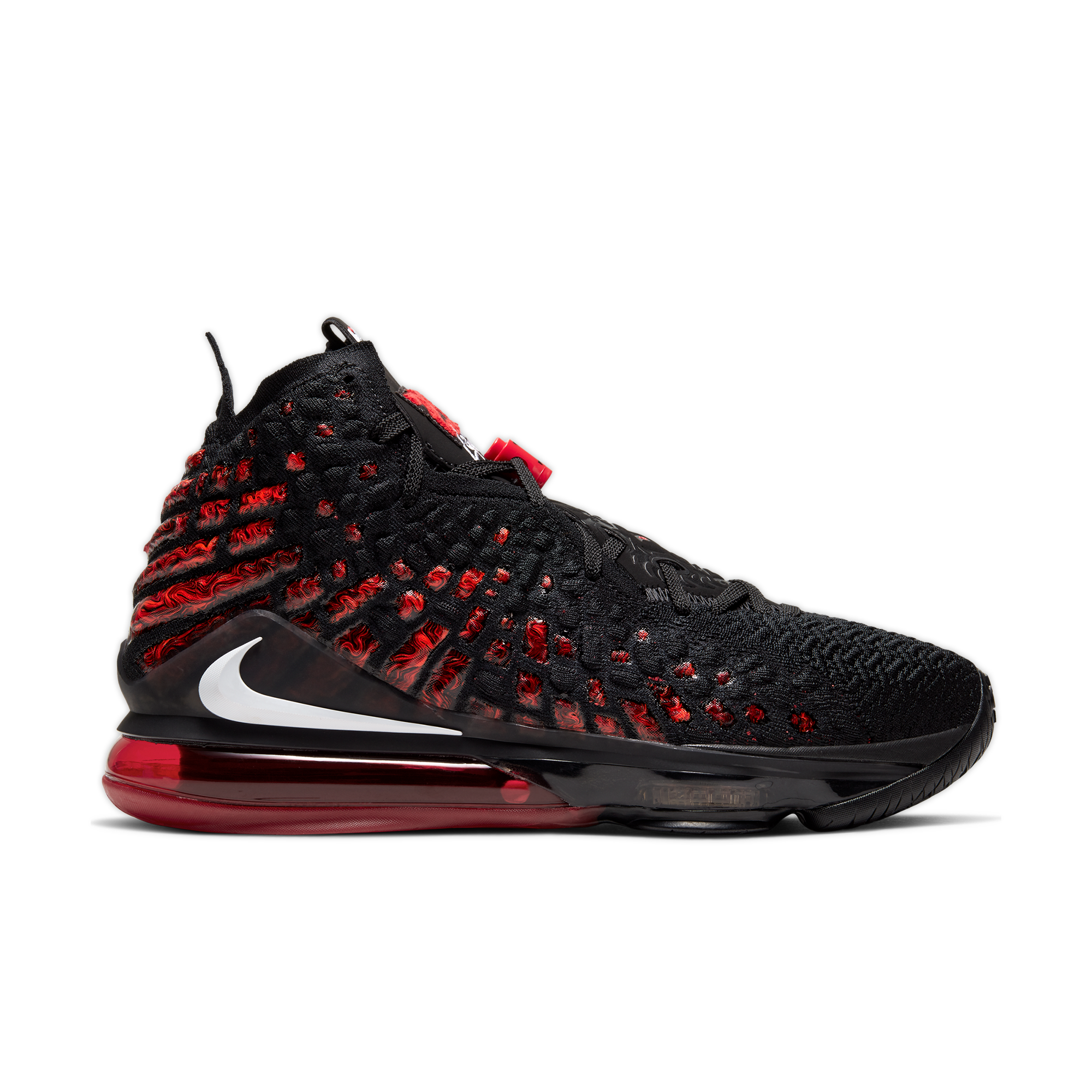 lebron 17s red and black