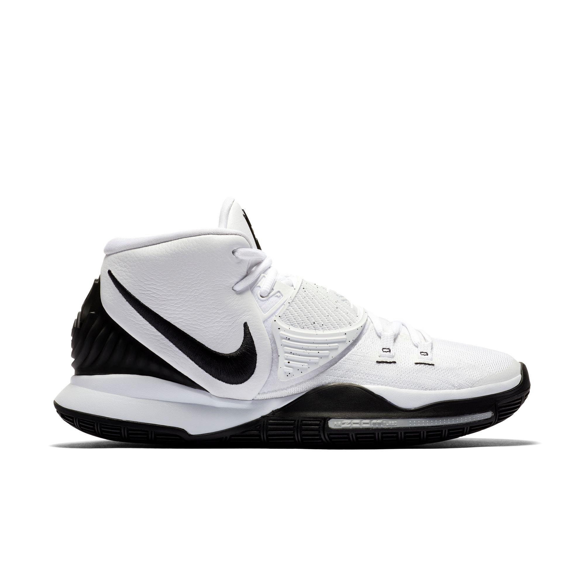 kyrie black and white basketball shoes