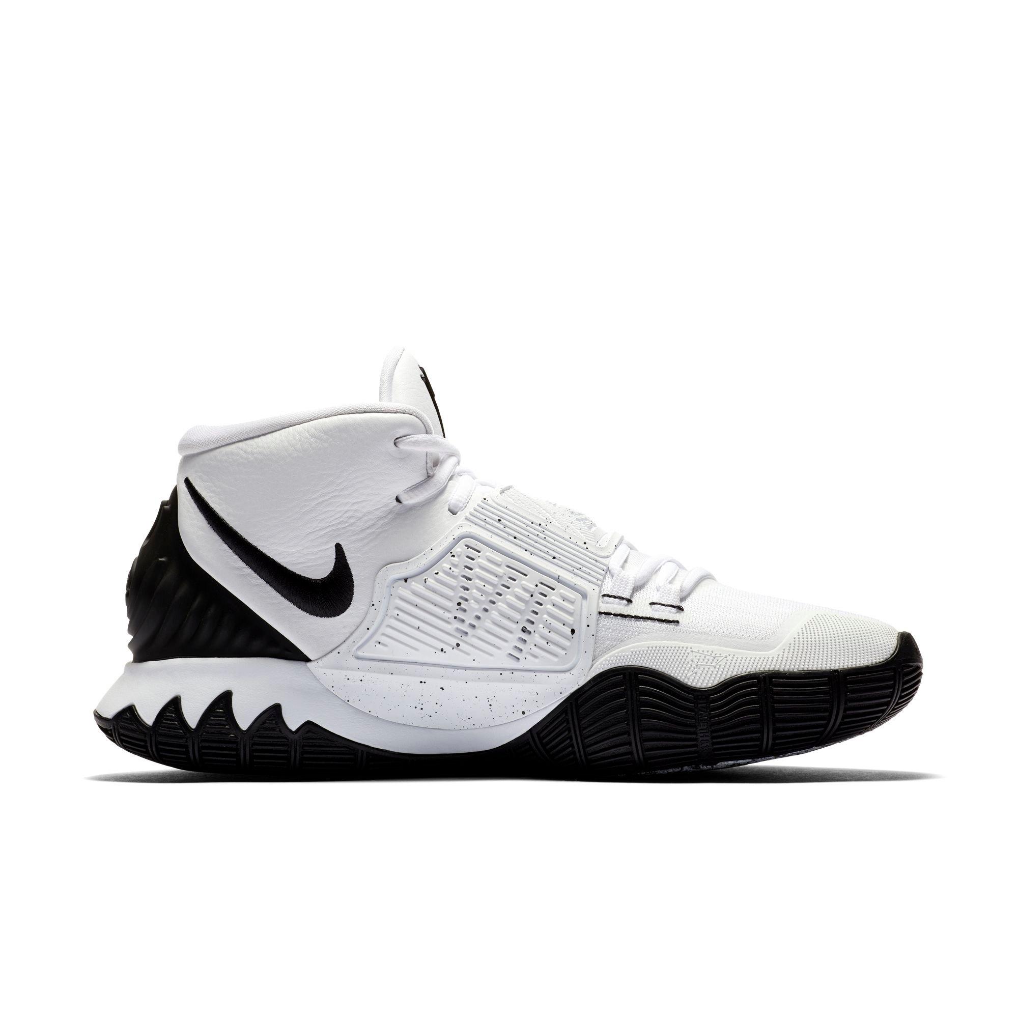 kyrie black and white shoes