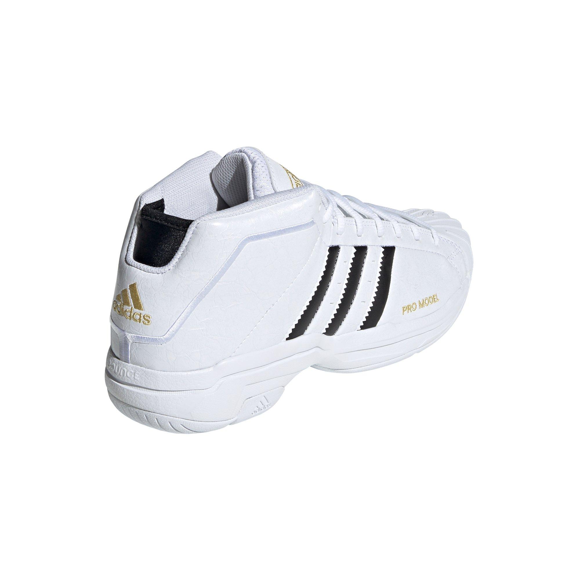 Adidas Pro Model 2g All Star West White Black Men S Basketball Shoe Hibbett City Gear