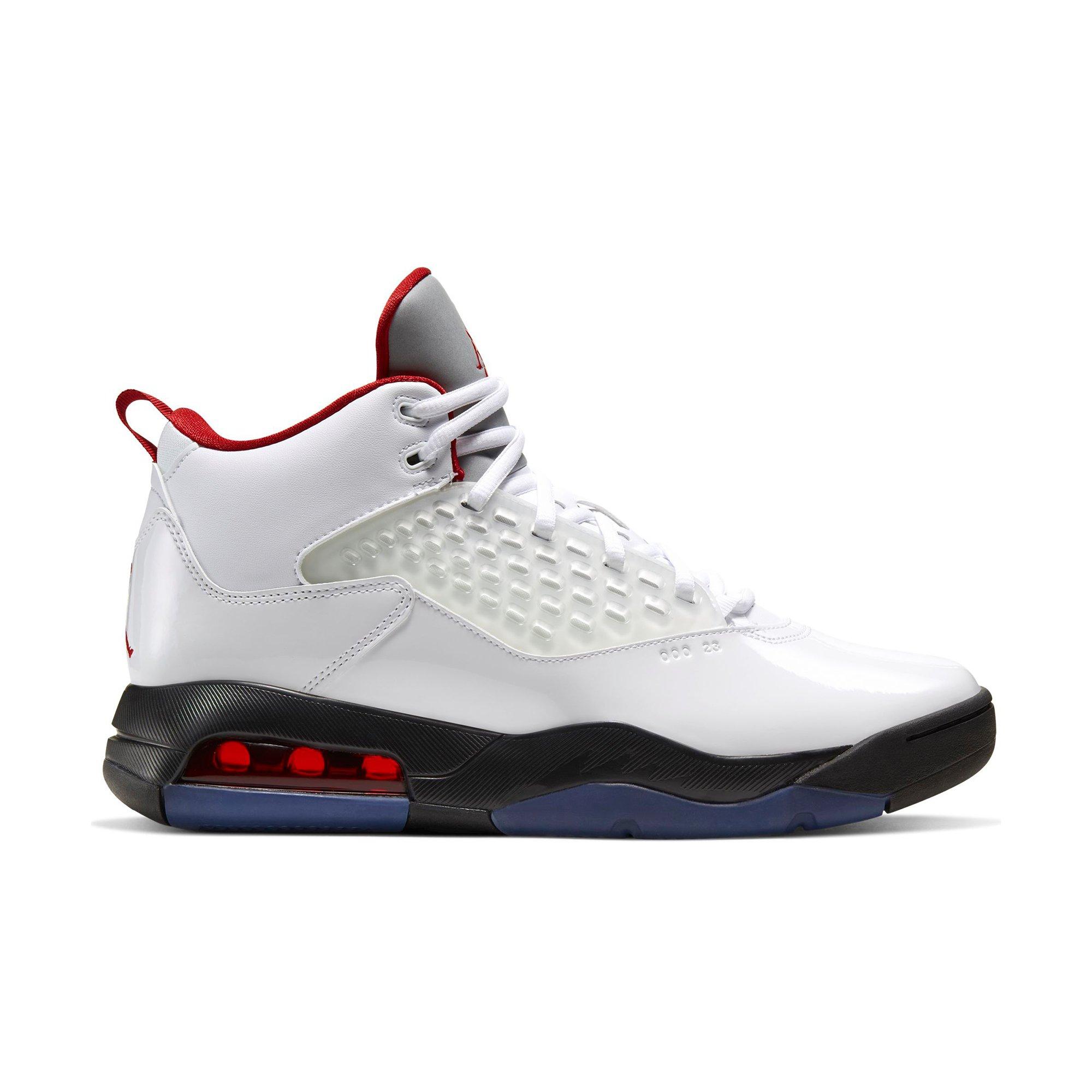 Jordan Maxin 200 "White/Gym Red/Black/Reflect Silver" Men's Shoe - WHITE/BLACK/RED Thumbnail View 1