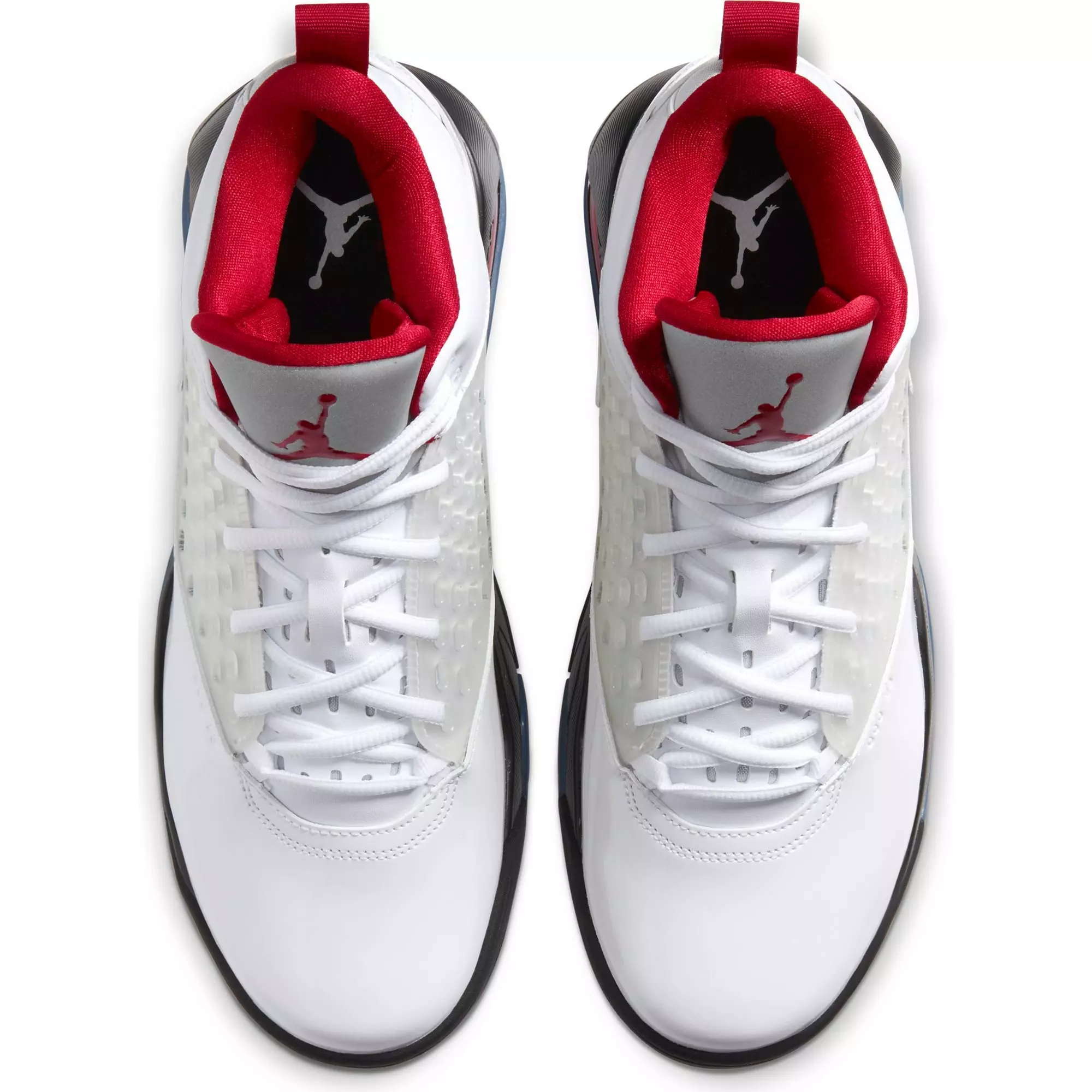 Jordan Maxin 200 "White/Gym Red/Black/Reflect Silver" Men's Shoe - WHITE/BLACK/RED