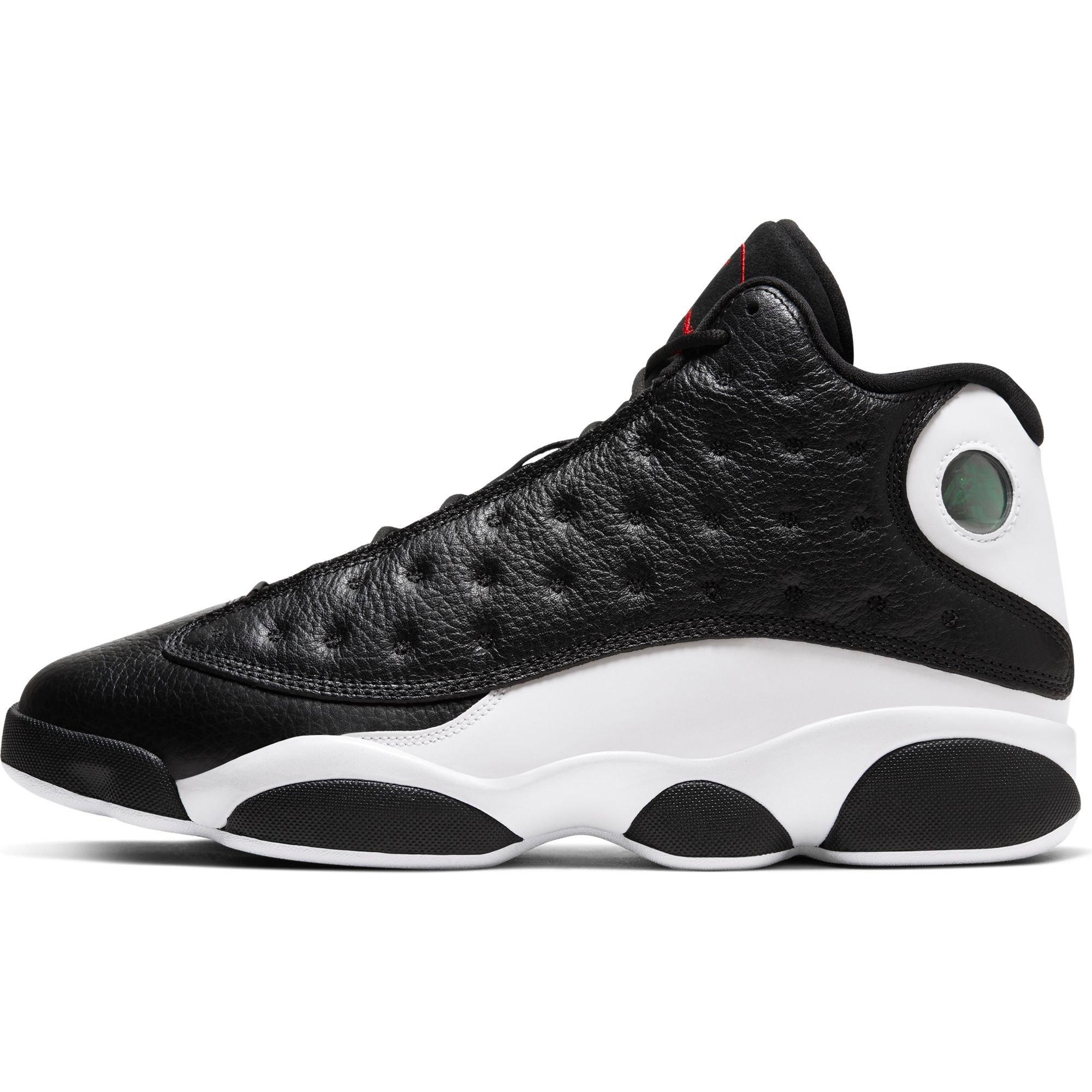 jordan retro 13 red and black and white