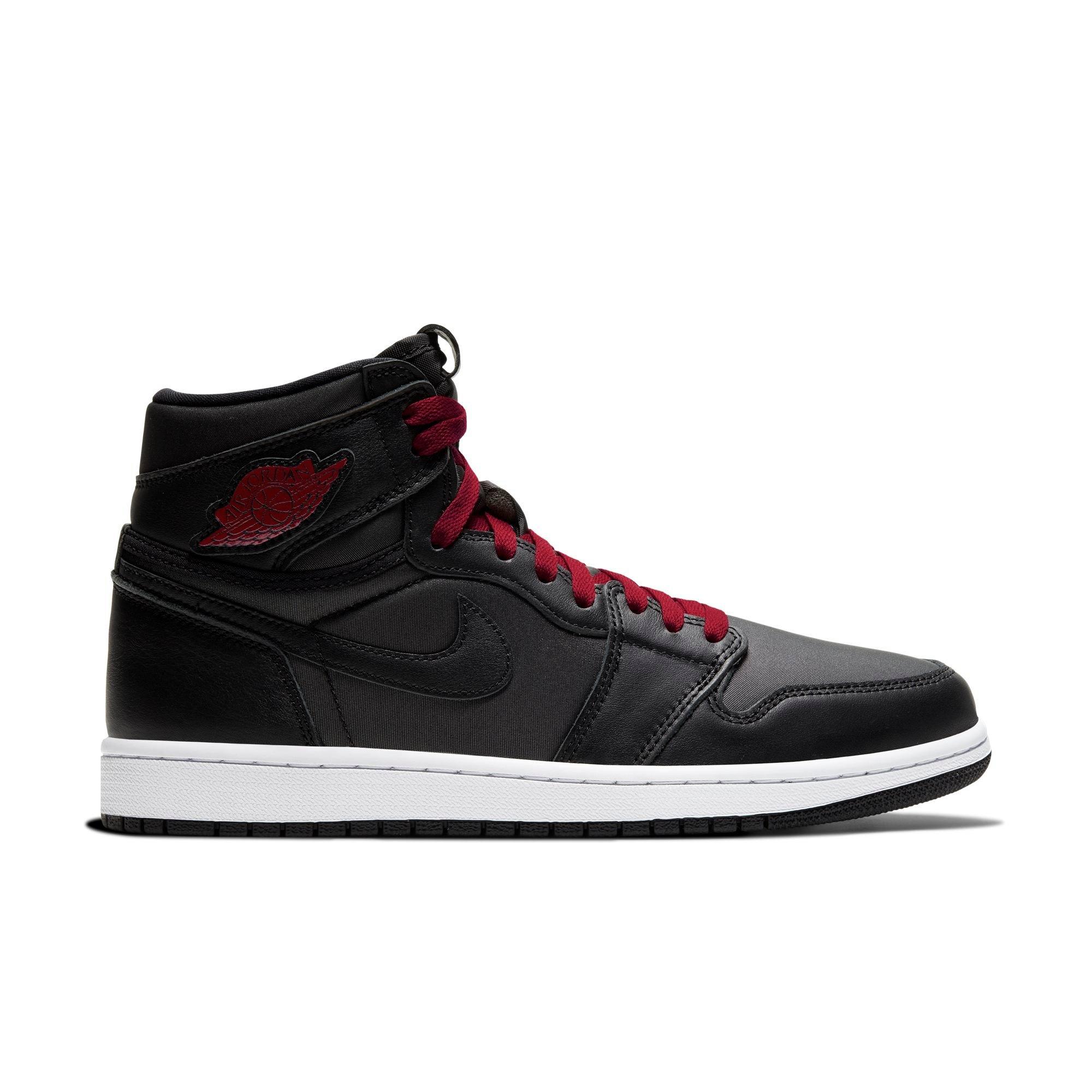 red and black jordans hibbett sports