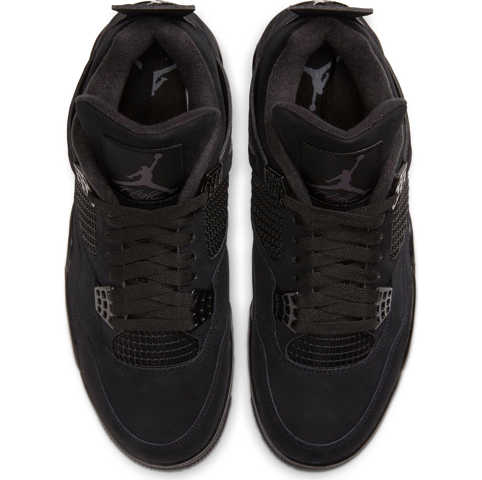 Sneakers Release – Air Jordan 4 Retro “Black Cat” Black/Black-Light  Graphite Colorway