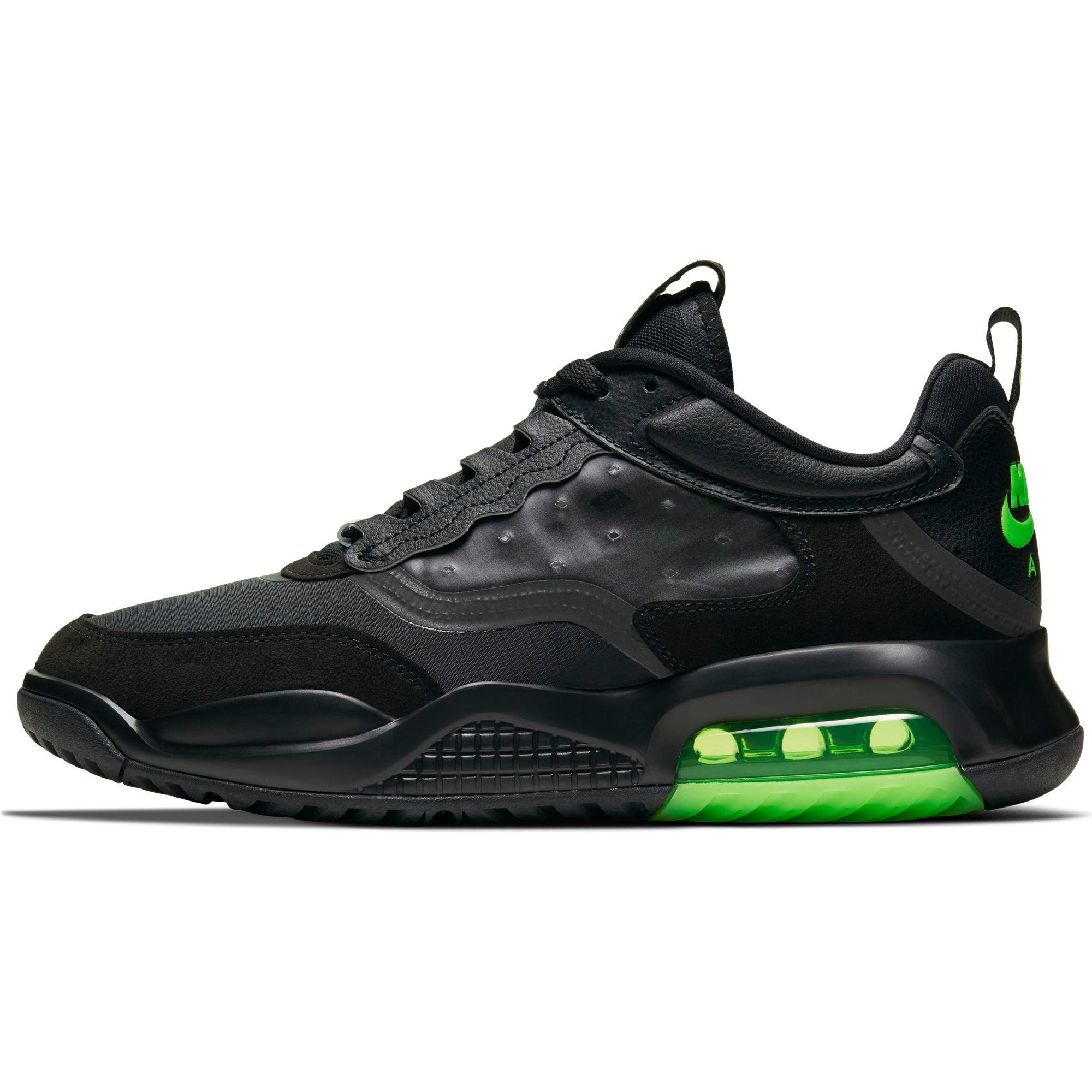 Jordan Air Max 200 "Black/Electric Green" Men's Shoe - Black/Electric Green Thumbnail View 7