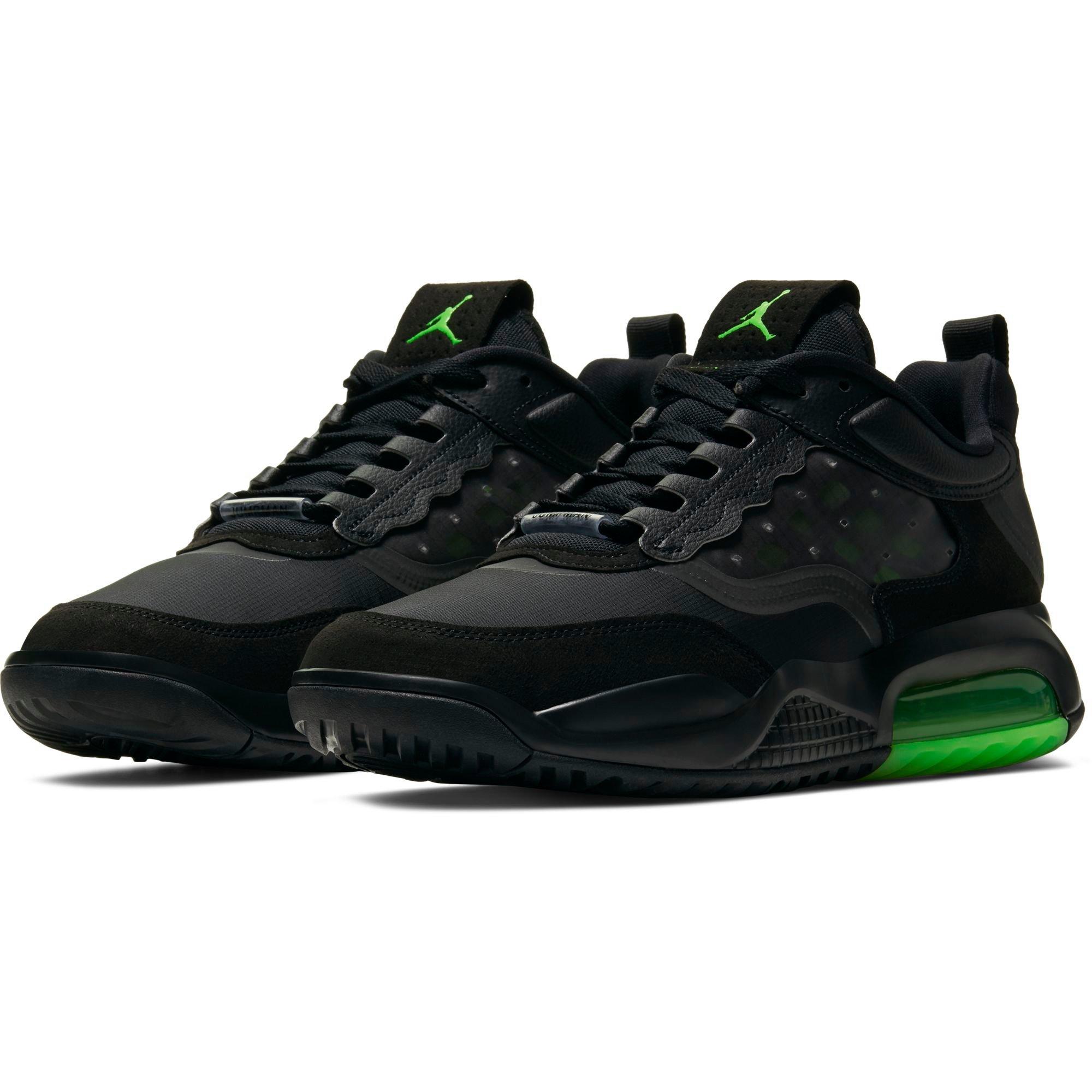 Jordan Air Max 200 "Black/Electric Green" Men's Shoe - Black/Electric Green Thumbnail View 6