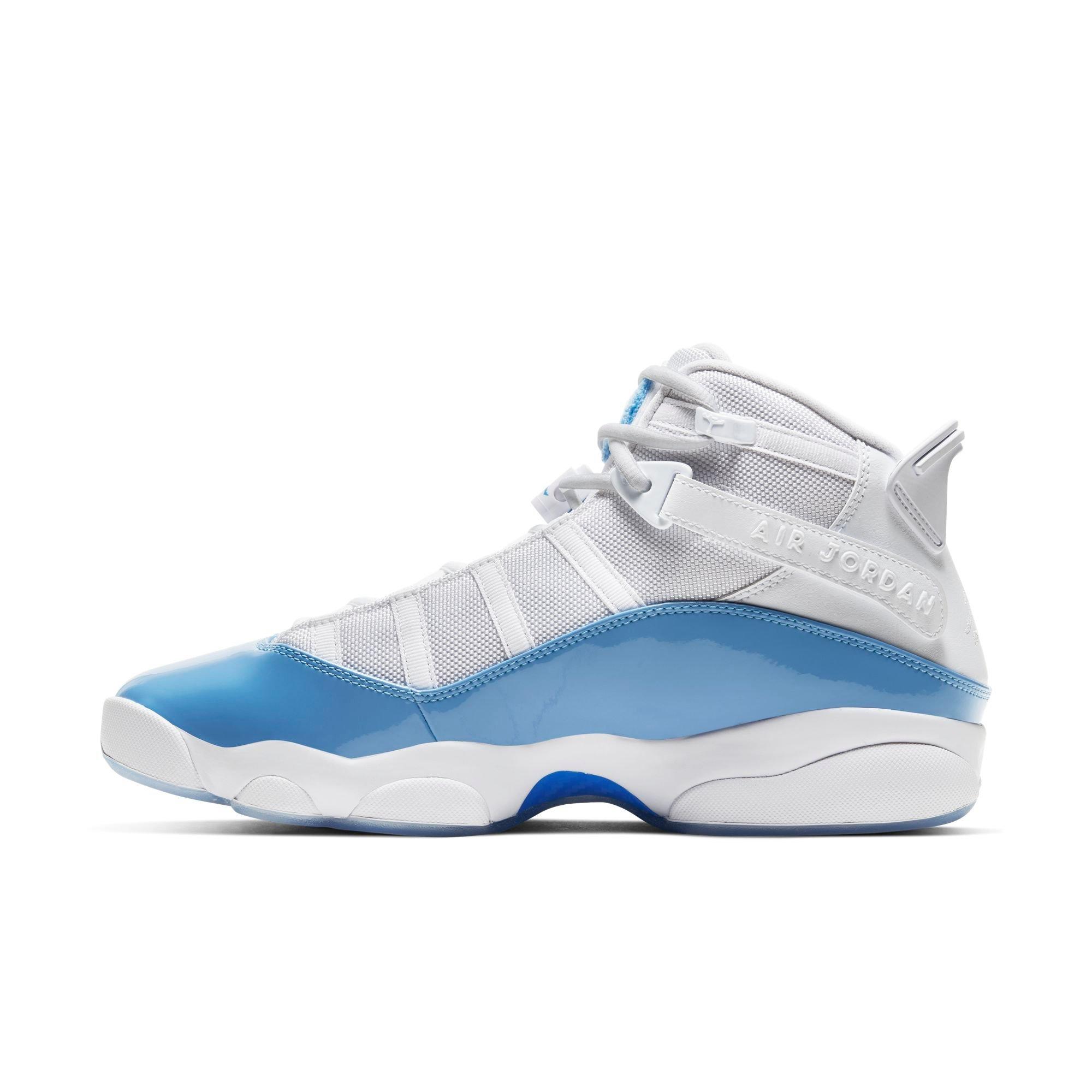 Jordan 6 hot sale rings baby blue