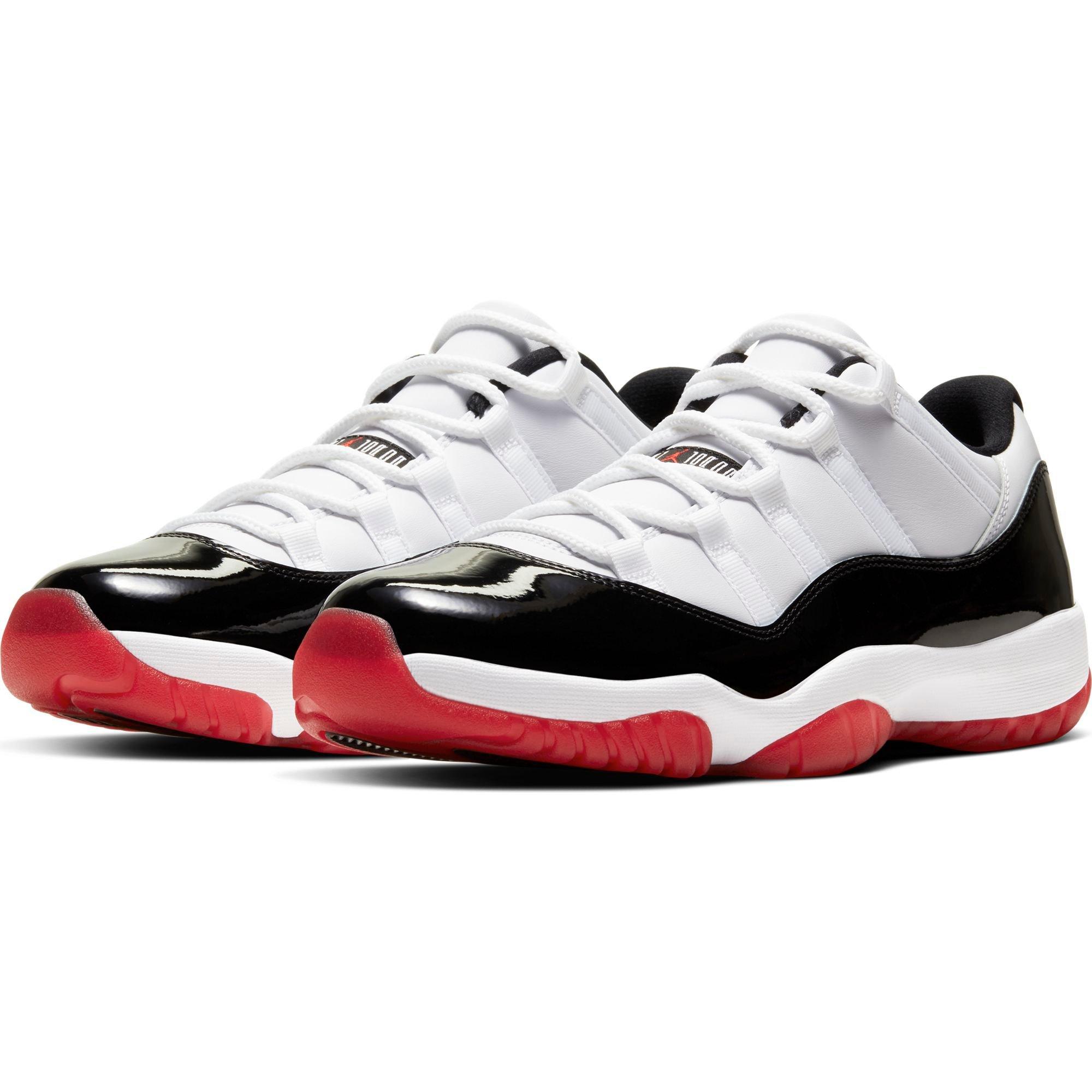 jordan retro 11 red black and white