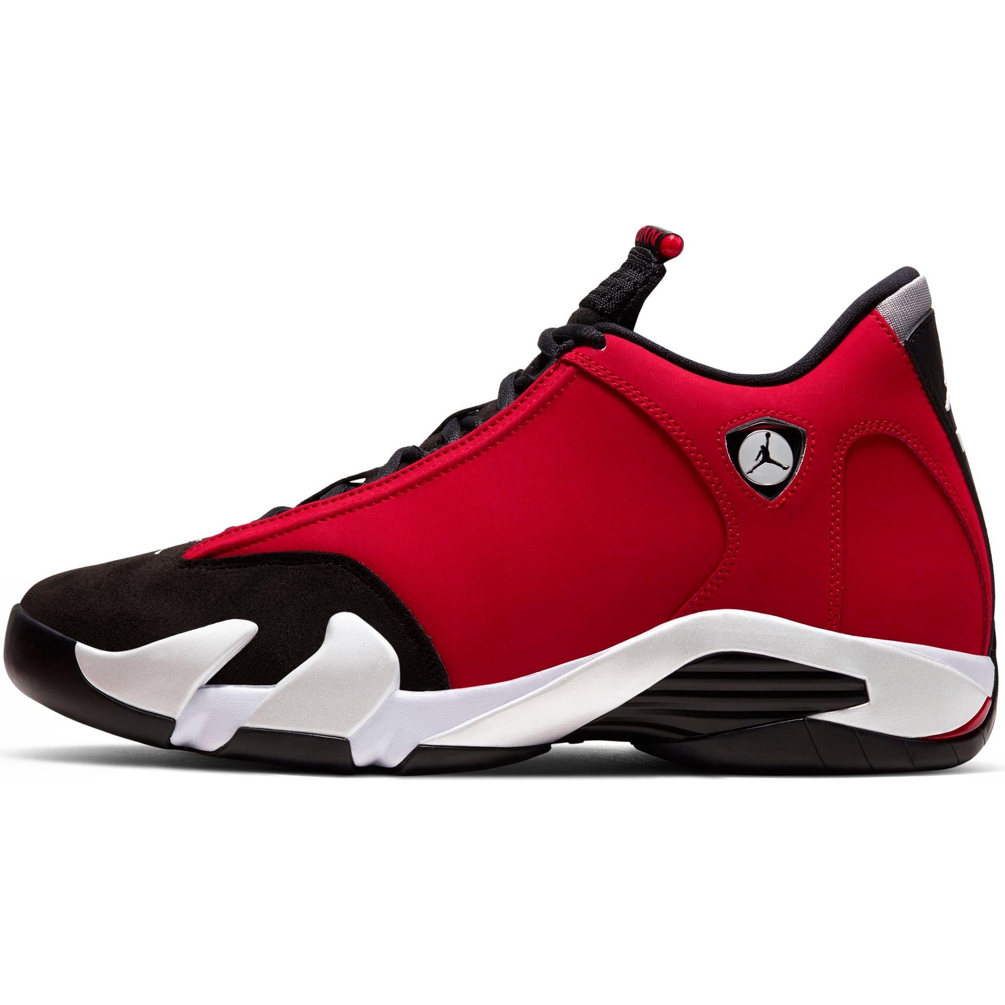 jordan 14 black red and white