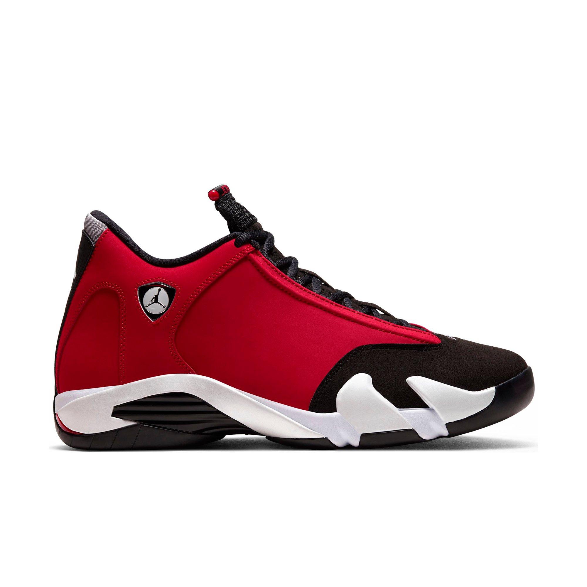 jordan shoes red white and black