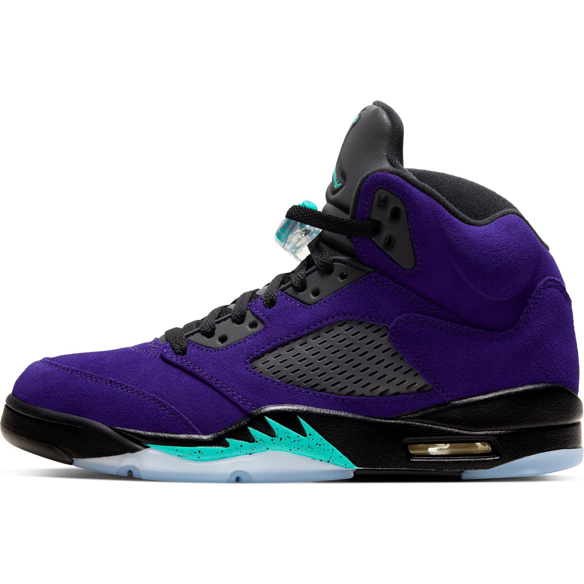 jordan 5 grape white