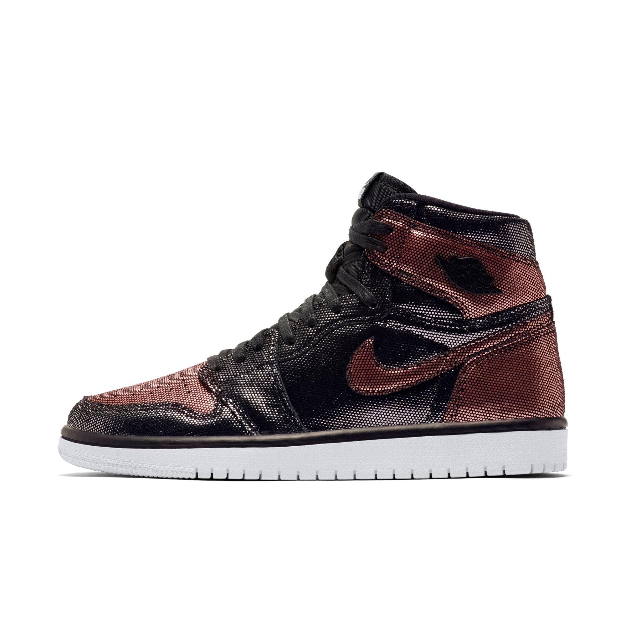 air jordan 1 retro high fearless metallic rose gold