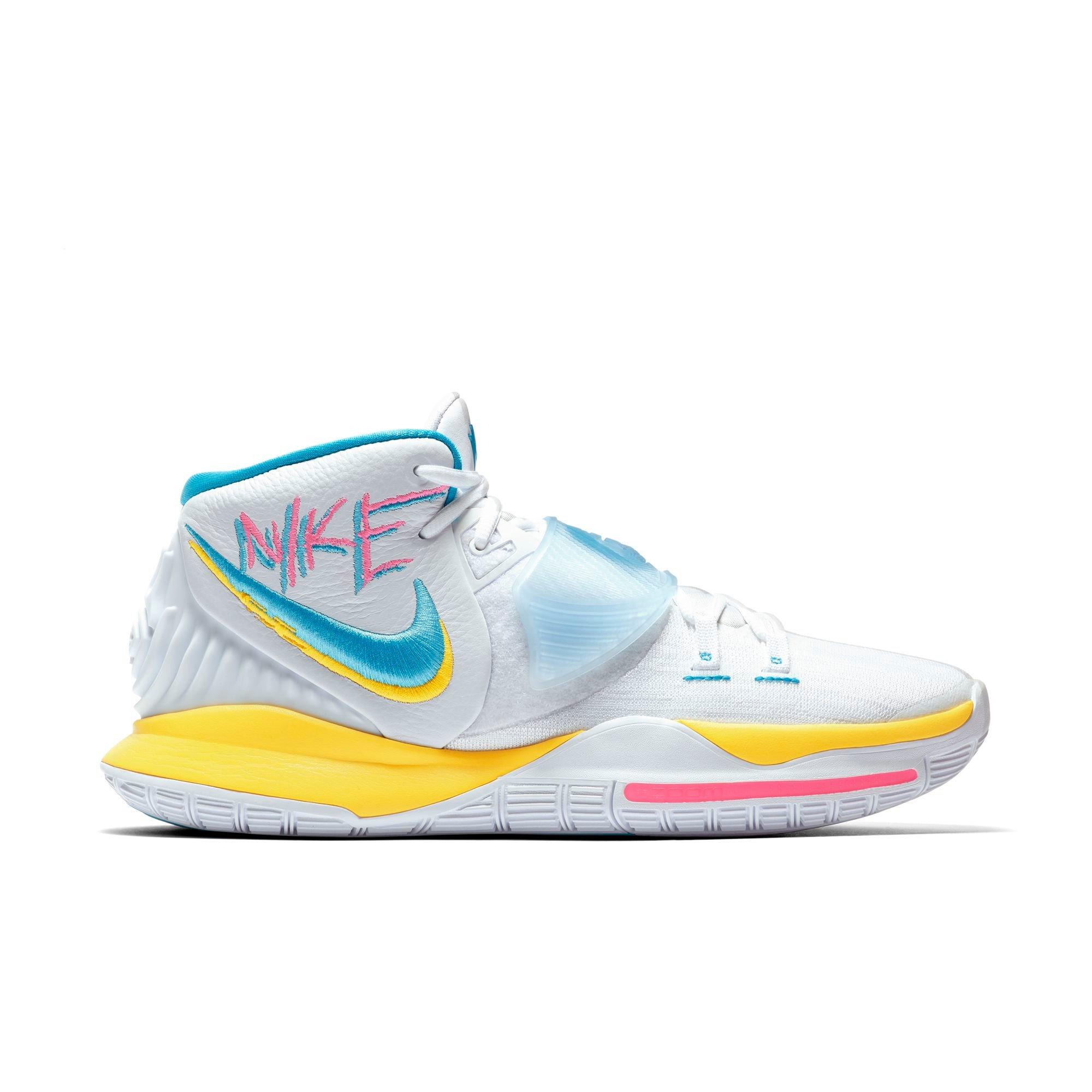 kyrie irving shoes white and blue