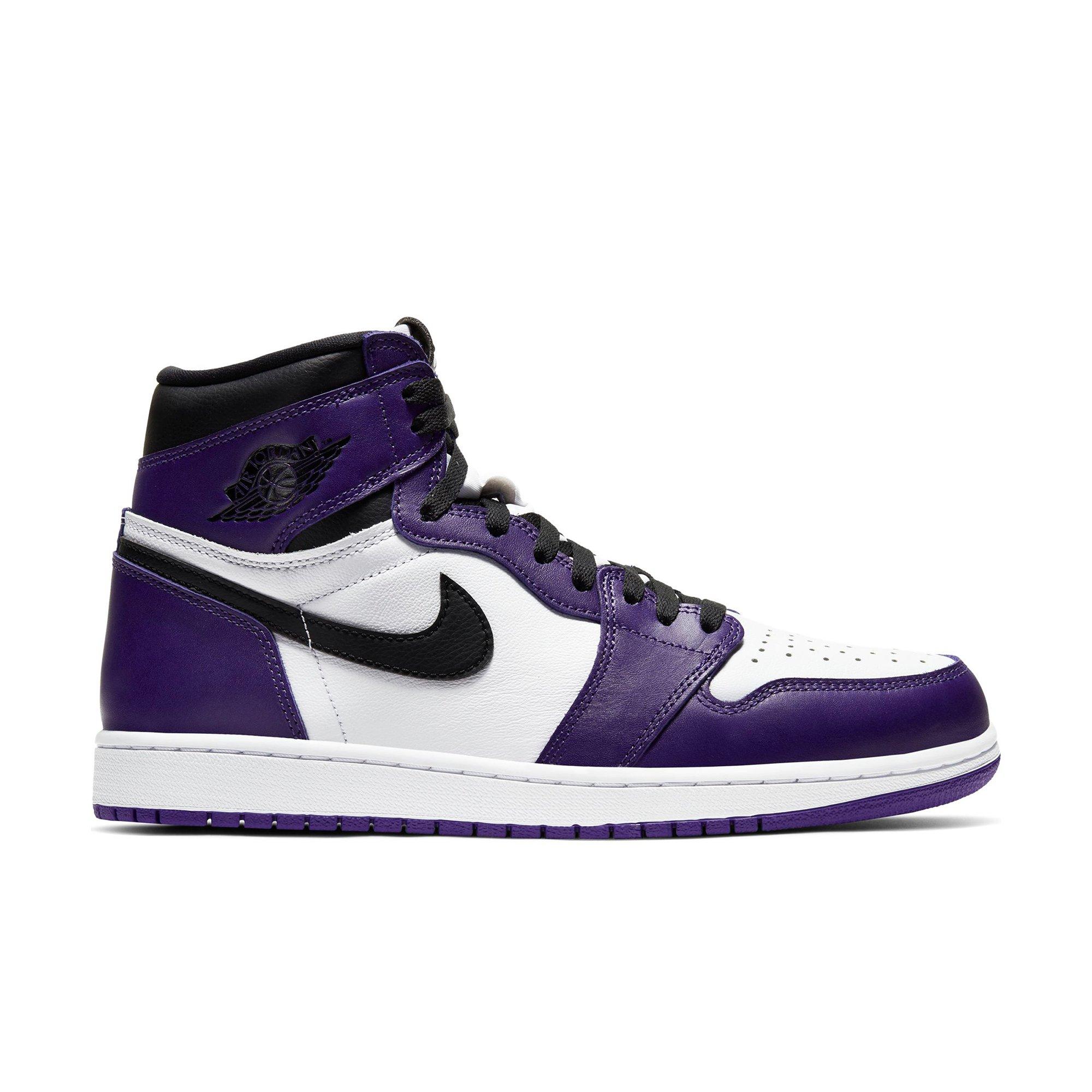 purple jordans 1s