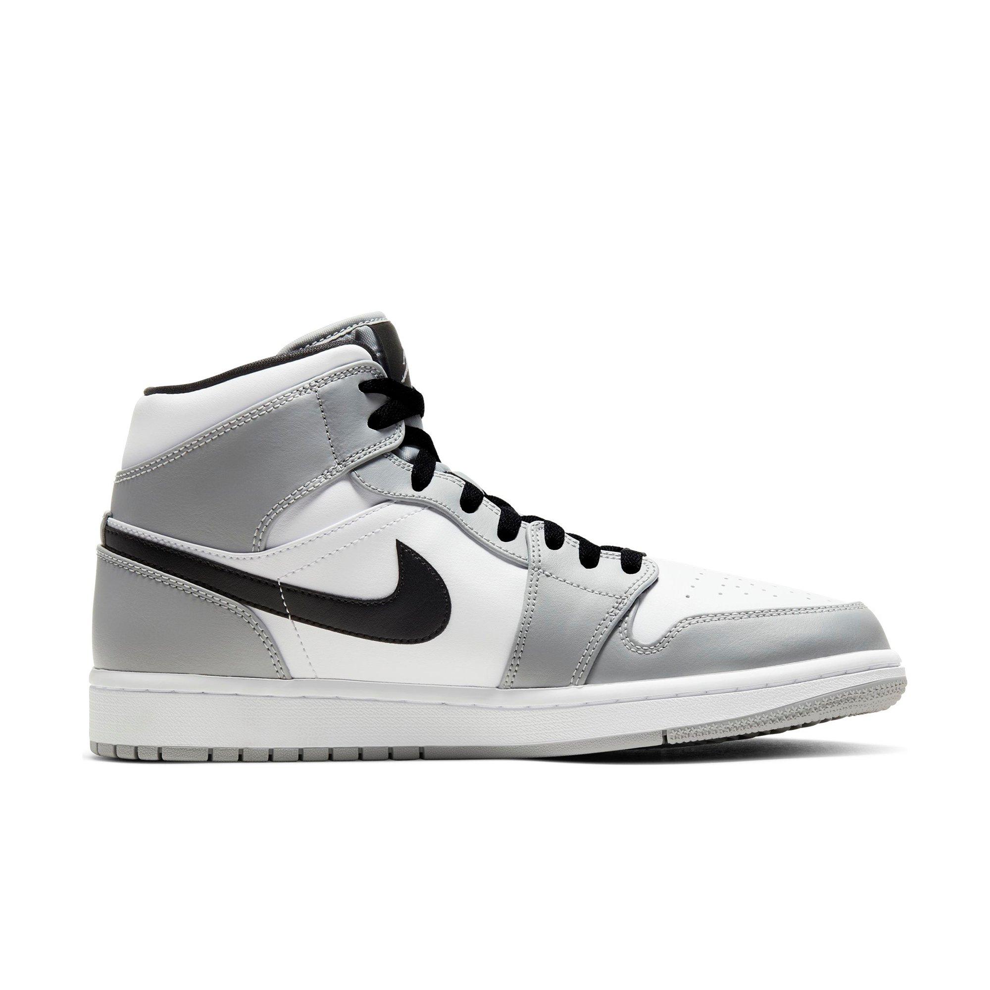 air jordans black white and gray