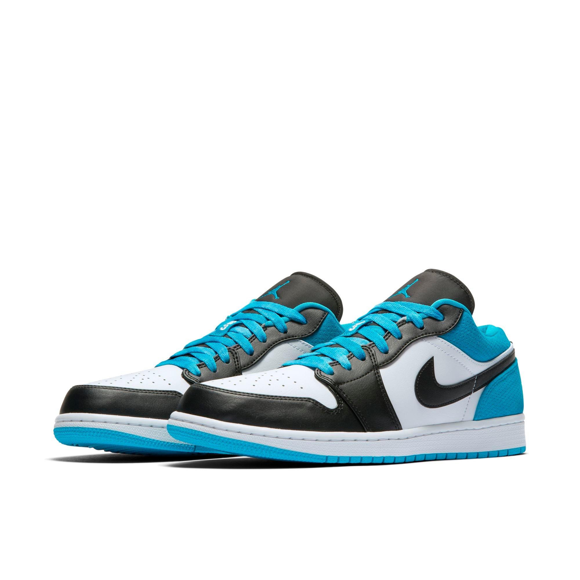 Jordan 1 Low Se Laser Blue Black White Men S Shoe Hibbett City Gear