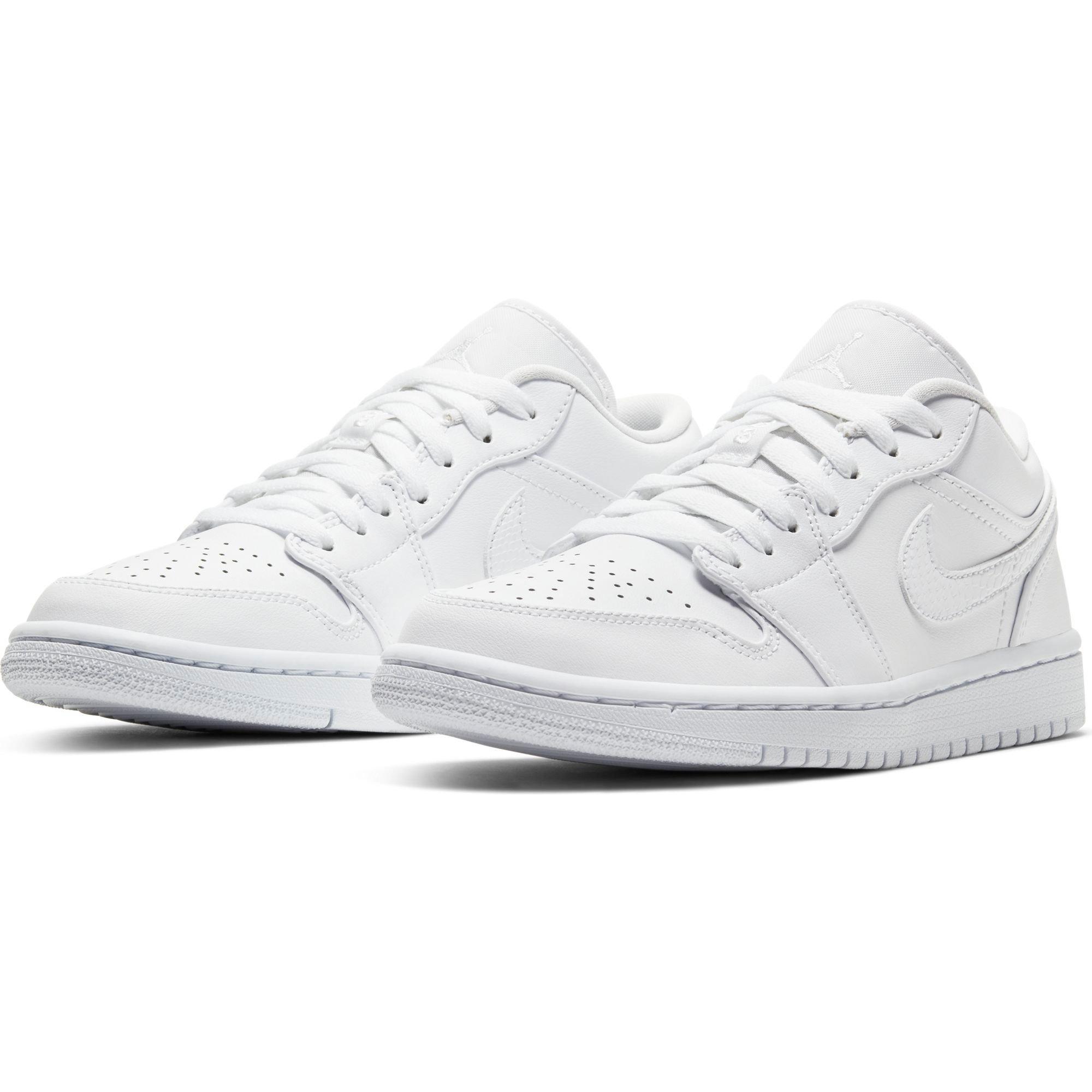 Jordan 1 Low White White Women S Shoe Hibbett City Gear