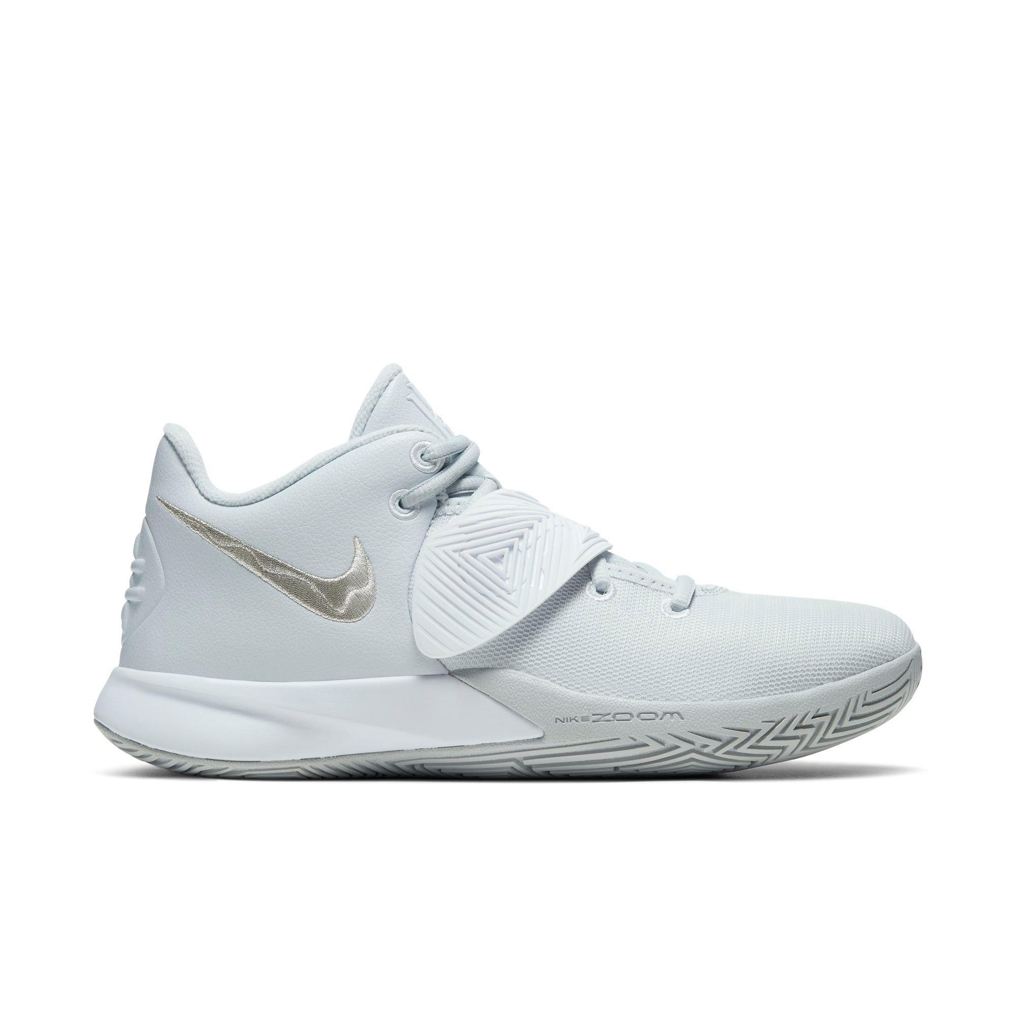 nike kyrie flytrap white silver