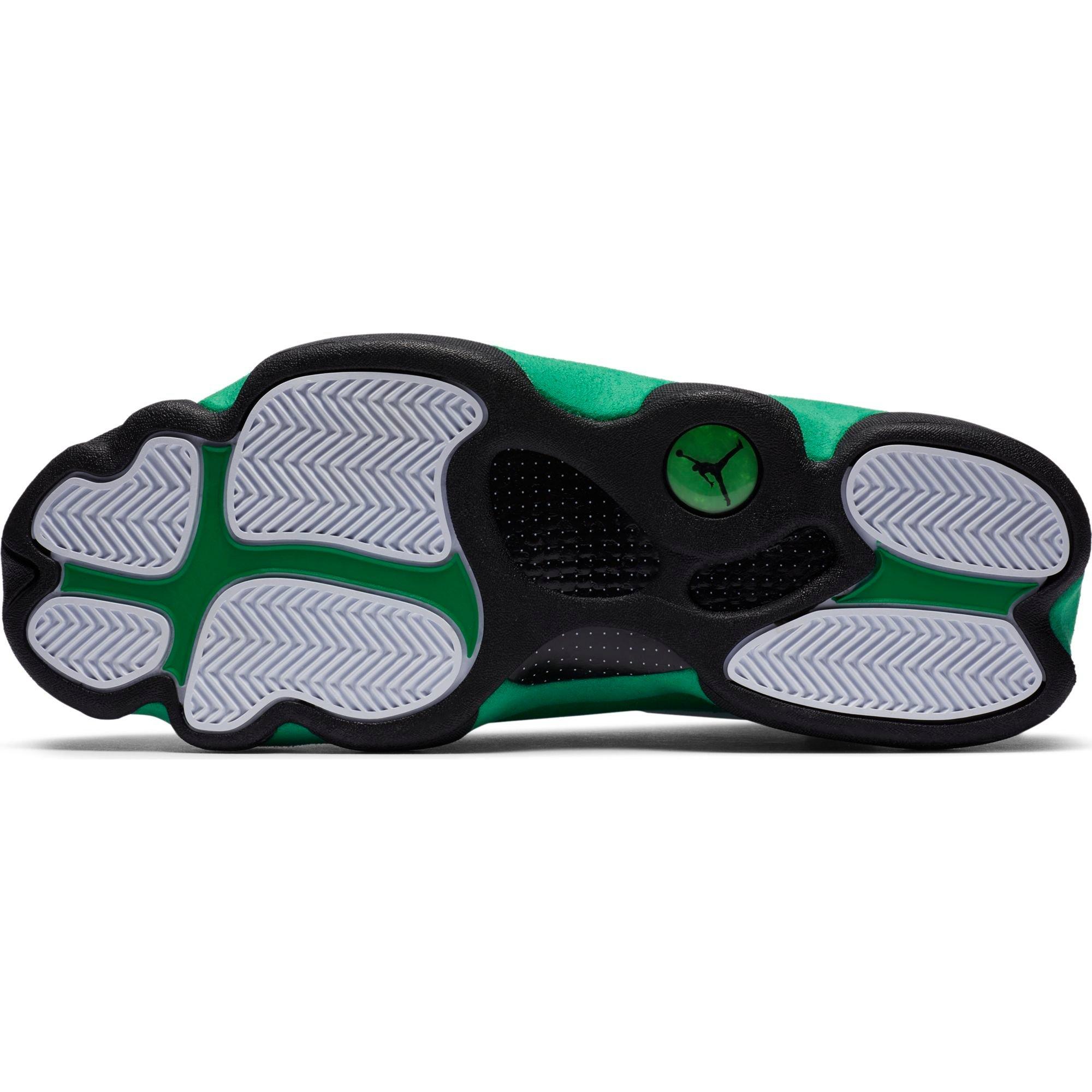 Jordan 13 Retro "White/Lucky Green" Men's Shoe - WHITE/GREEN Thumbnail View 11