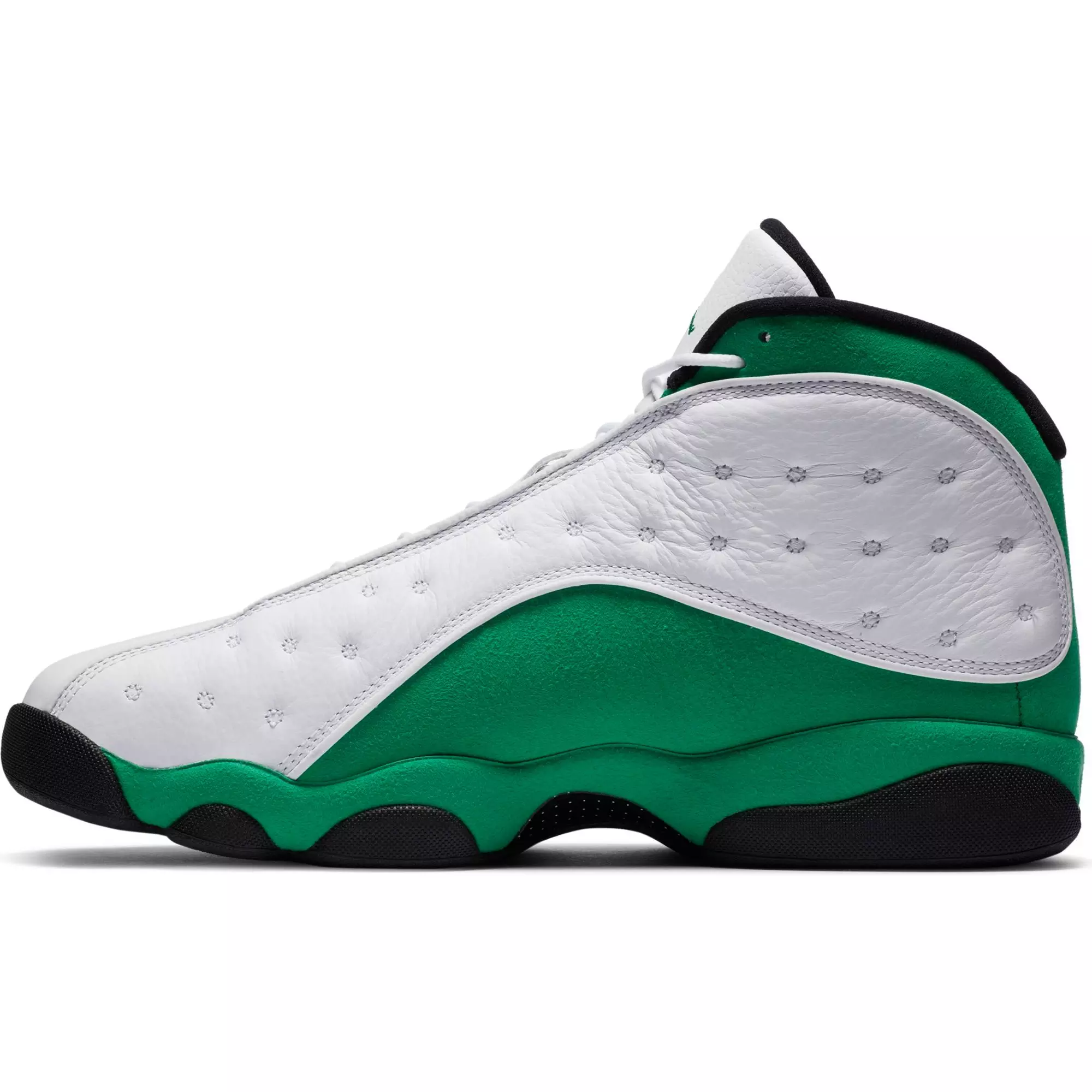 Jordan 13 Retro "White/Lucky Green" Men's Shoe - WHITE/GREEN