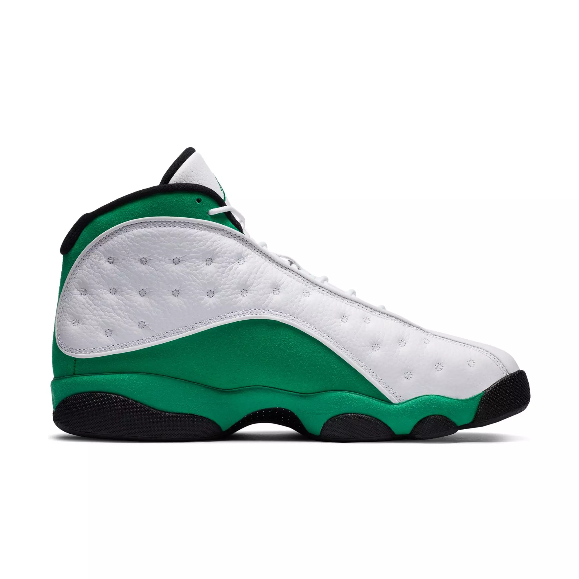 Jordan 13 Retro "White/Lucky Green" Men's Shoe - WHITE/GREEN